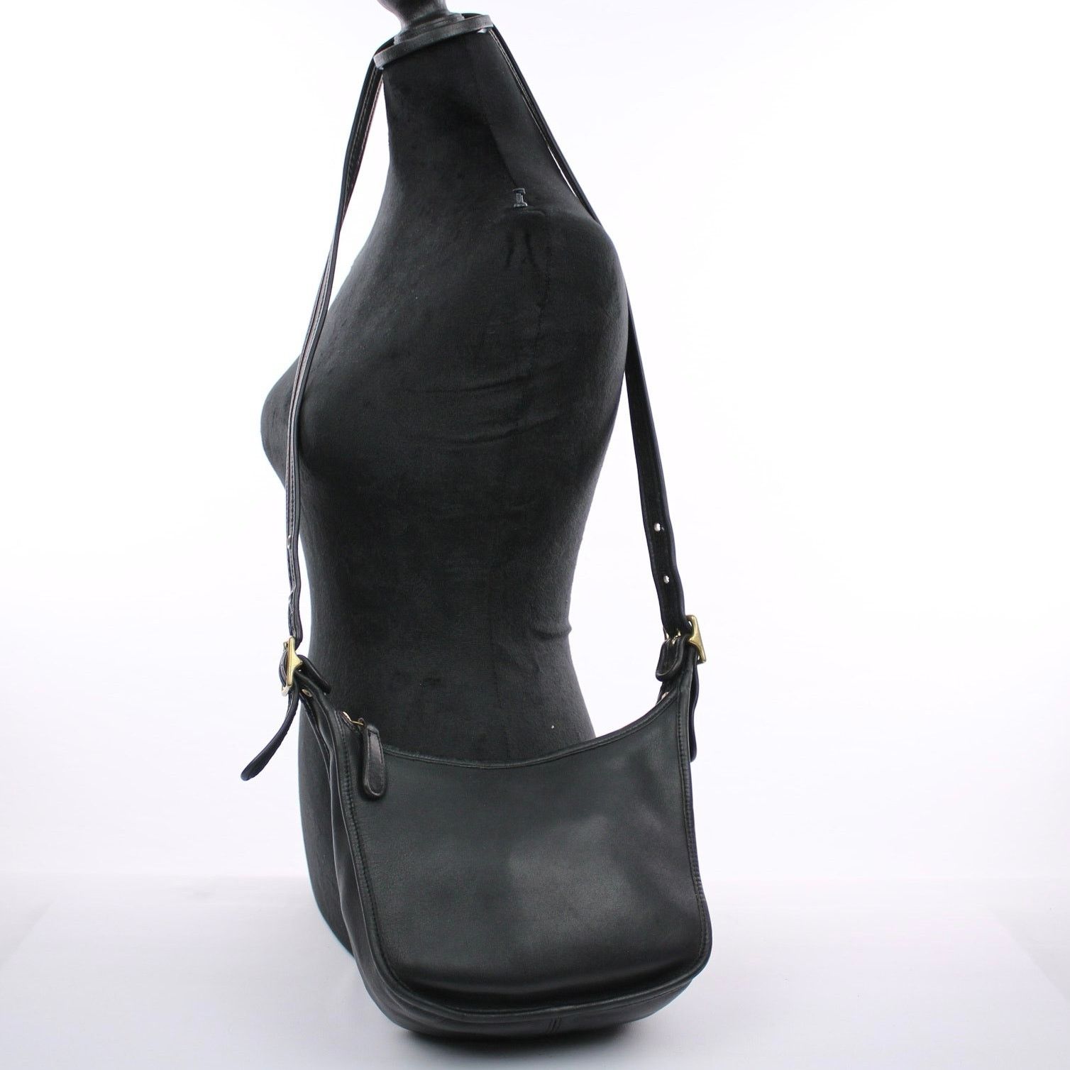 Coach Coach Vintage Legacy Black Leather Bag Size ONE SIZE - 3 Thumbnail