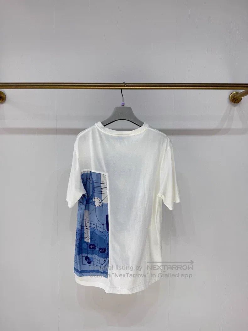 Hermes Hermes Silk and Cotton Blend T-Shirt Size US M / EU 48-50 / 2 - 6 Thumbnail