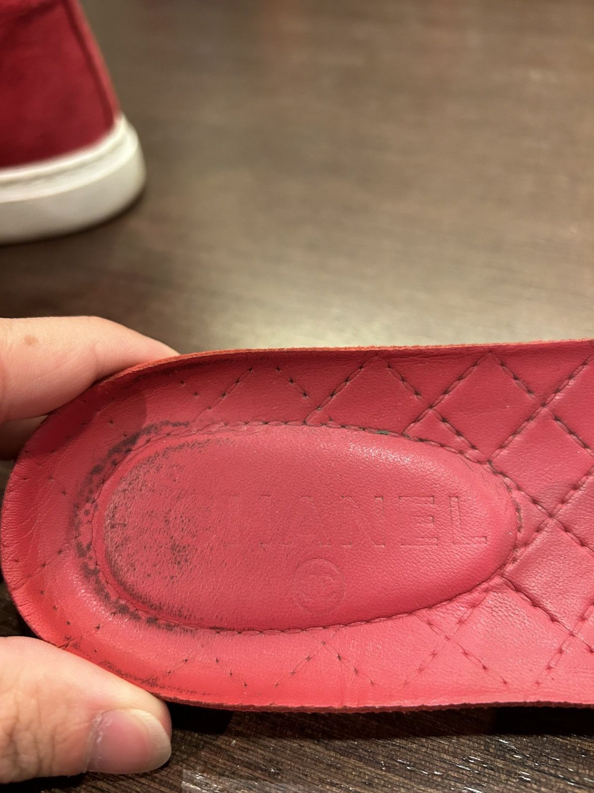 Chanel Chanel Mesh Suede High top Size US 6 / EU 39 - 7 Thumbnail