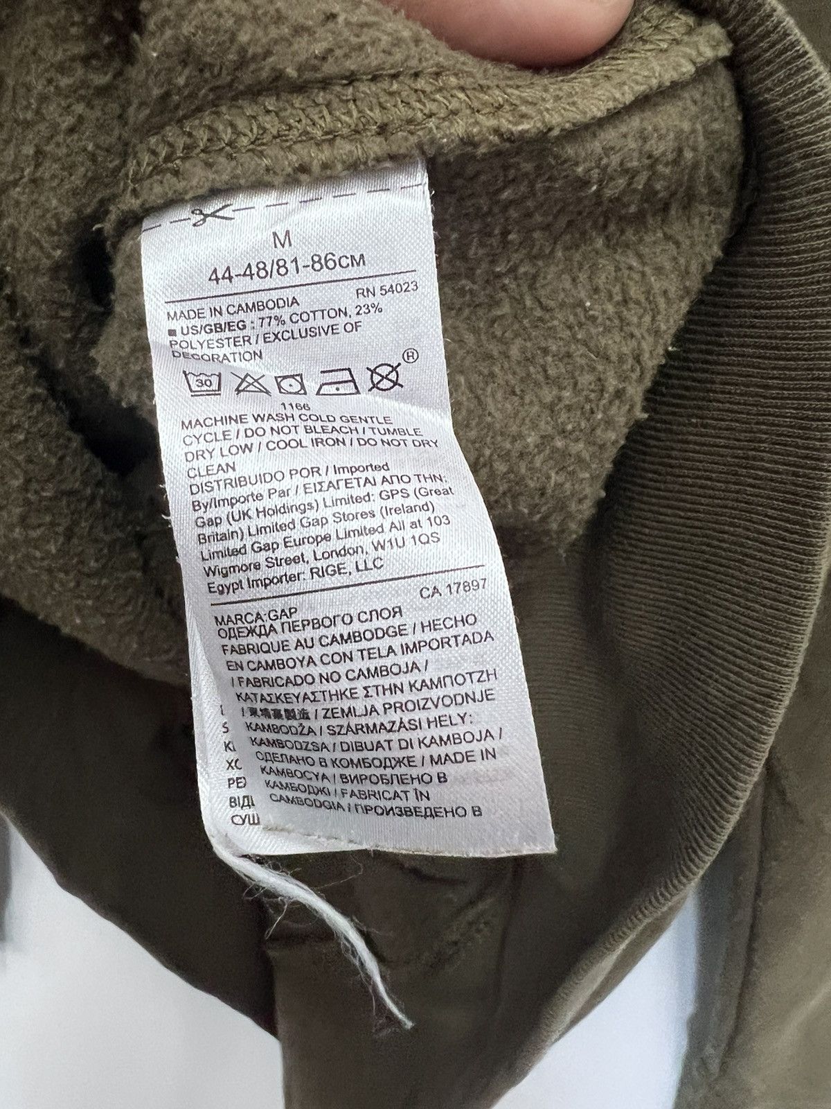 Gap 🔥 Vintage GAP ROUNDNECK SWEATSHIRT - M Size US S / EU 44-46 / 1 - 7 Thumbnail