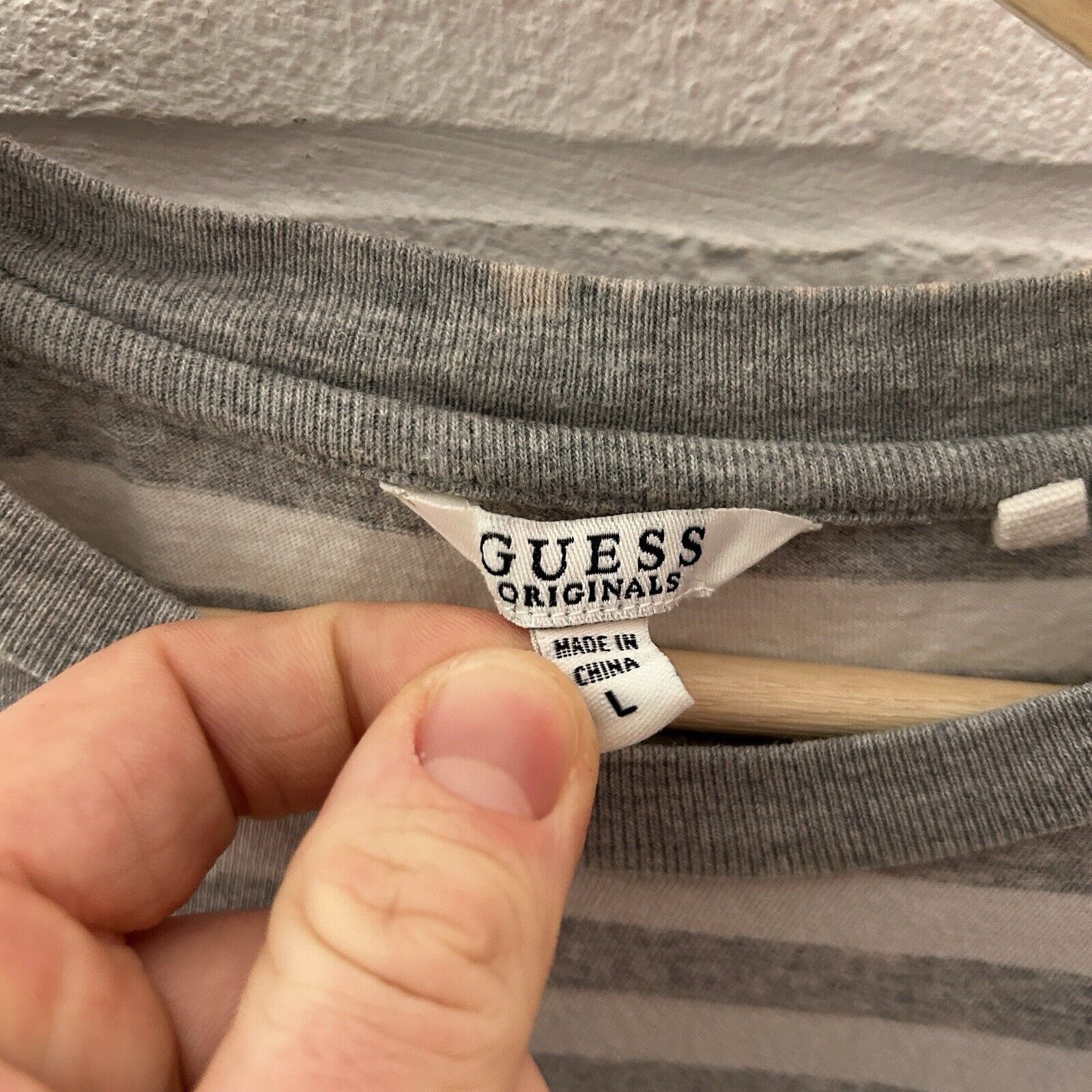 Guess Guess x A$AP Rocky Striped Shirt “Grey” Size US L / EU 52-54 / 3 - 4 Thumbnail