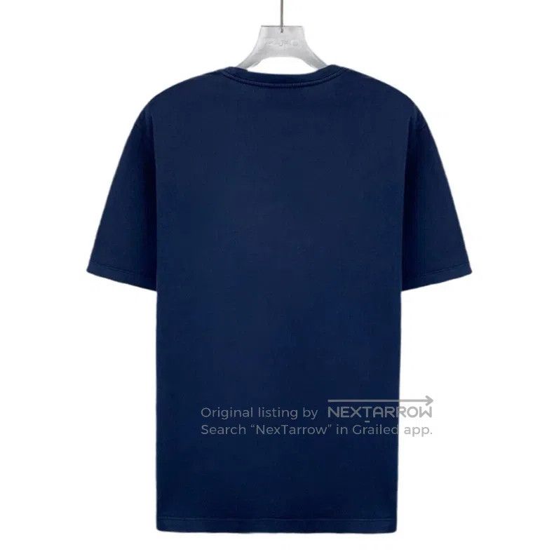 Hermes Hermes Dark Blue Robot Printed Cotton Round Collar Short S Size M / US 6-8 / IT 42-44 - 2 Thumbnail