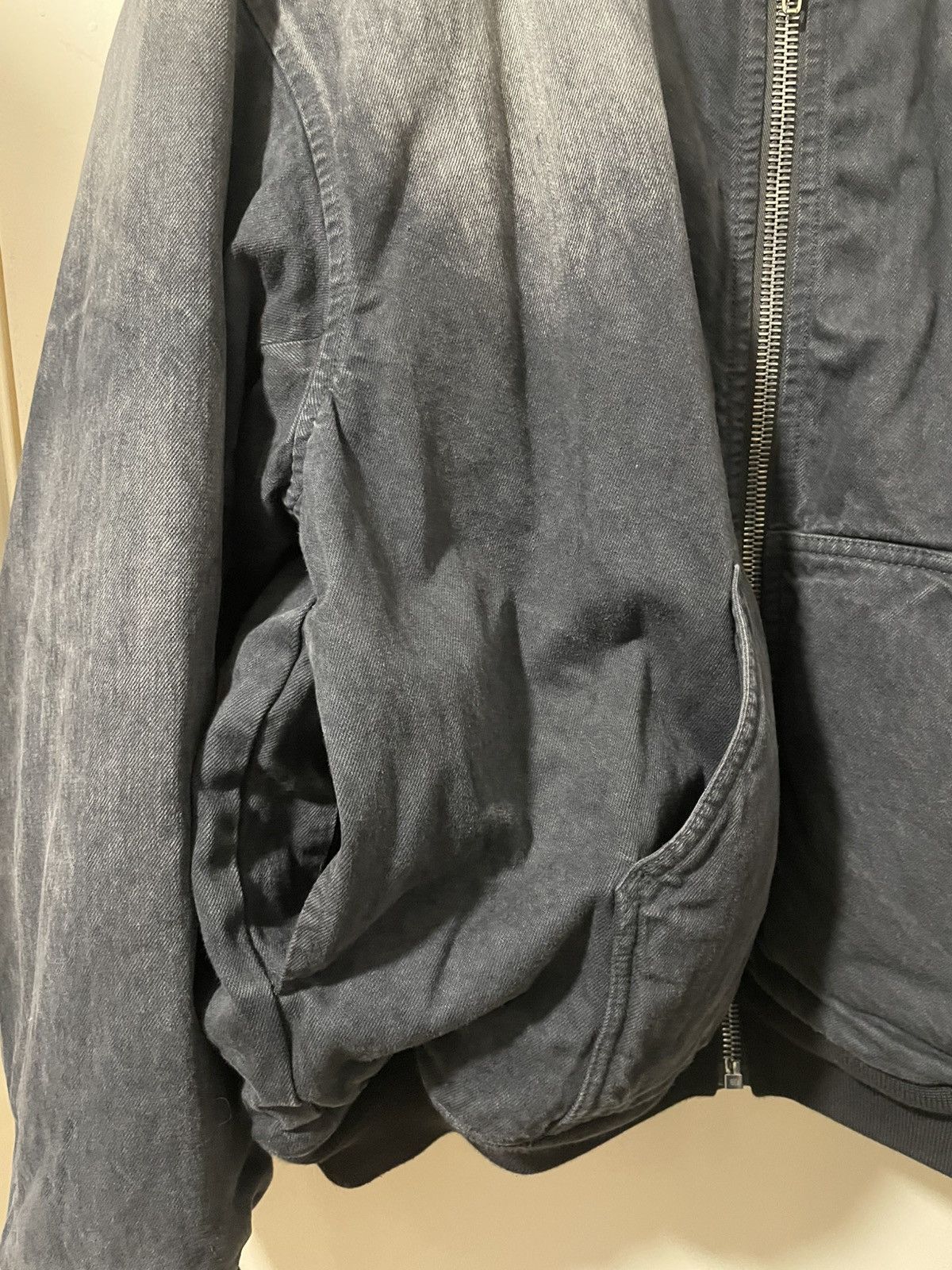 Balenciaga Hooded Denim Bomber XS Size US XS / EU 42 / 0 - 11 Thumbnail
