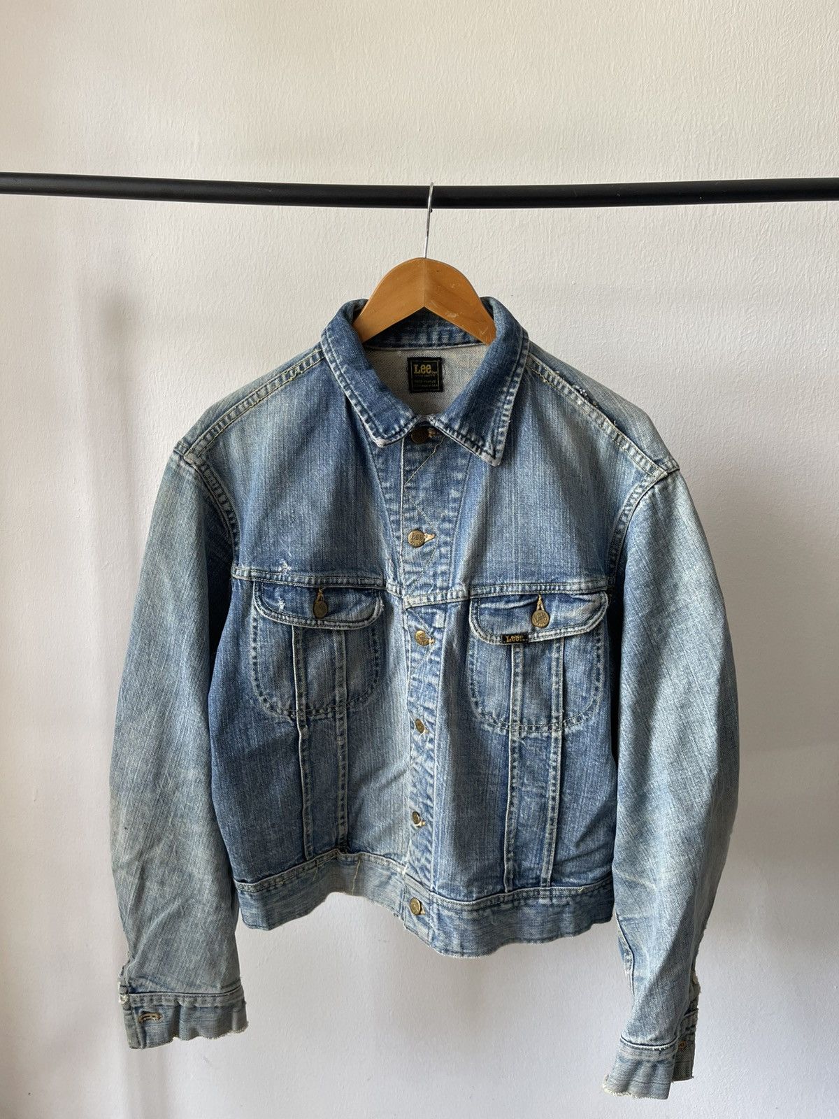 Vintage 60s Lee Denim Jacket Size US L / EU 52-54 / 3 - 1 Thumbnail