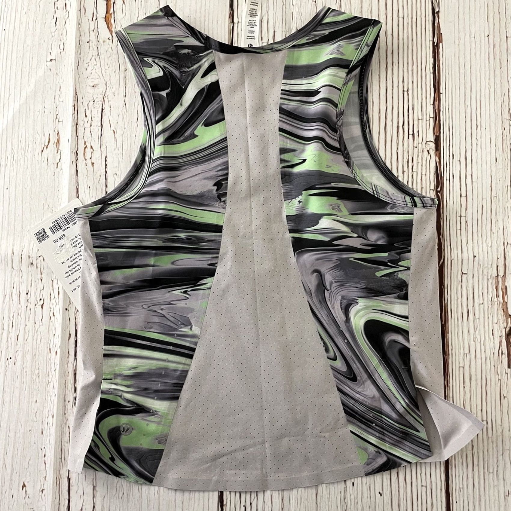 Lululemon Lululemon Swift Ventilated Running Tank Women Gray XS-2 2 Shirt Activewear Running & Jogging Ventilated Tank Women Gray 2 Size XS / US 0-2 / IT 36-38 - 6 Thumbnail