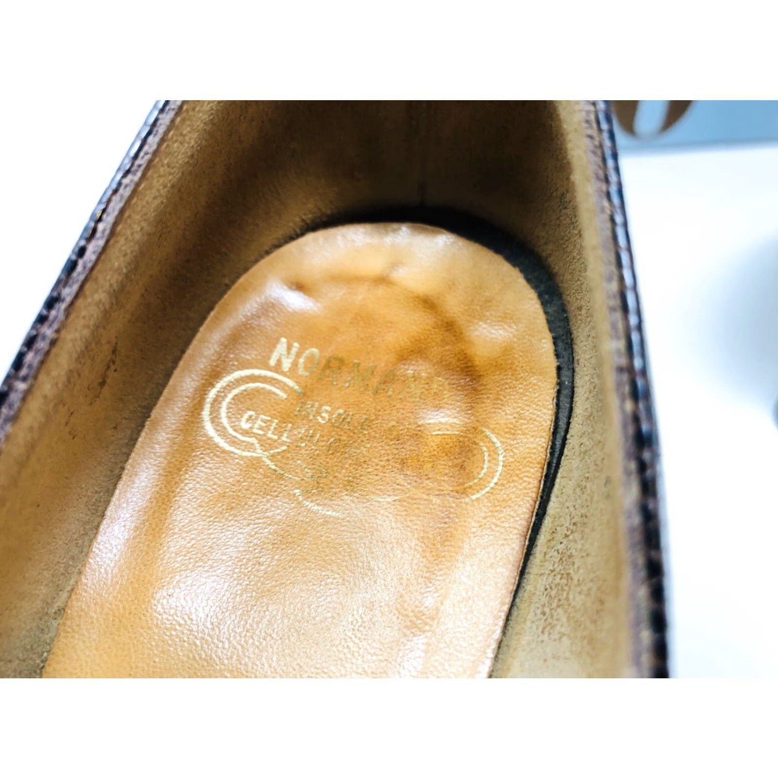 Vintage VINTAGE Deliso Brown Leather Textured Buckle Closed Toe Heels Pumps 7B MB19 Womens Size US 7 / IT 37 - 7 Thumbnail