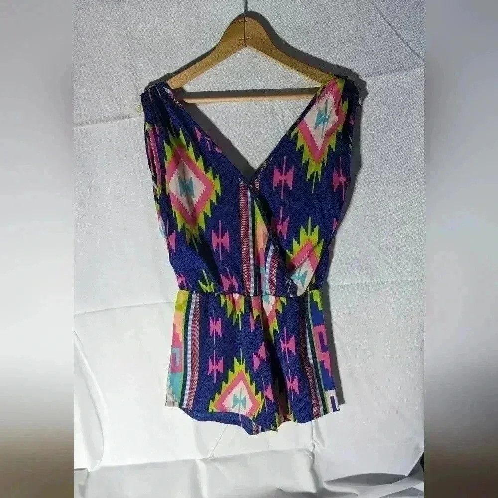 Designer Movie Wardrobe cool nylon women's jumper bright 80s vibe sz Size 27" / US 4 / IT 40 - 3 Thumbnail