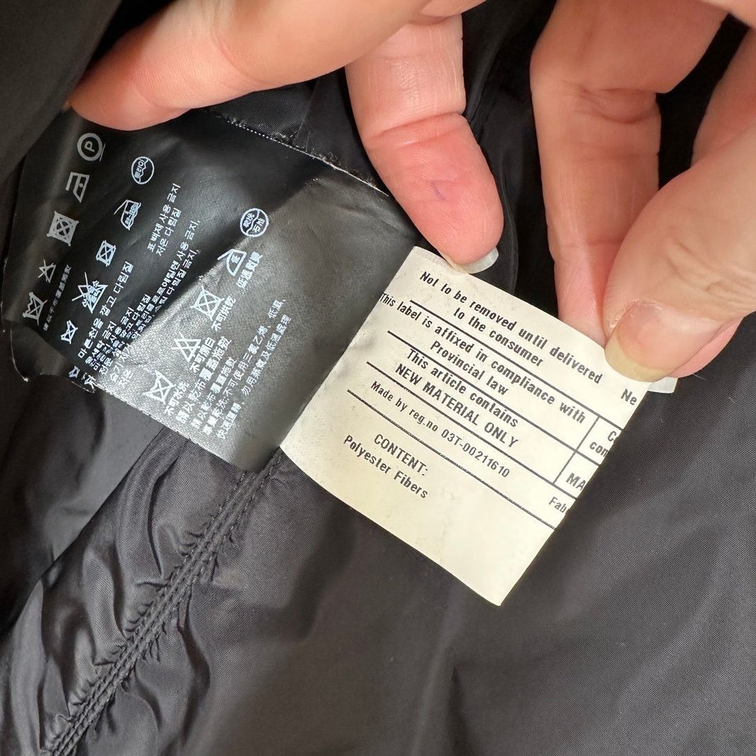 Prada Prada Black Polyester Hooded Long Line Rain Jacket 42 / L Size US L / EU 52-54 / 3 - 10 Thumbnail