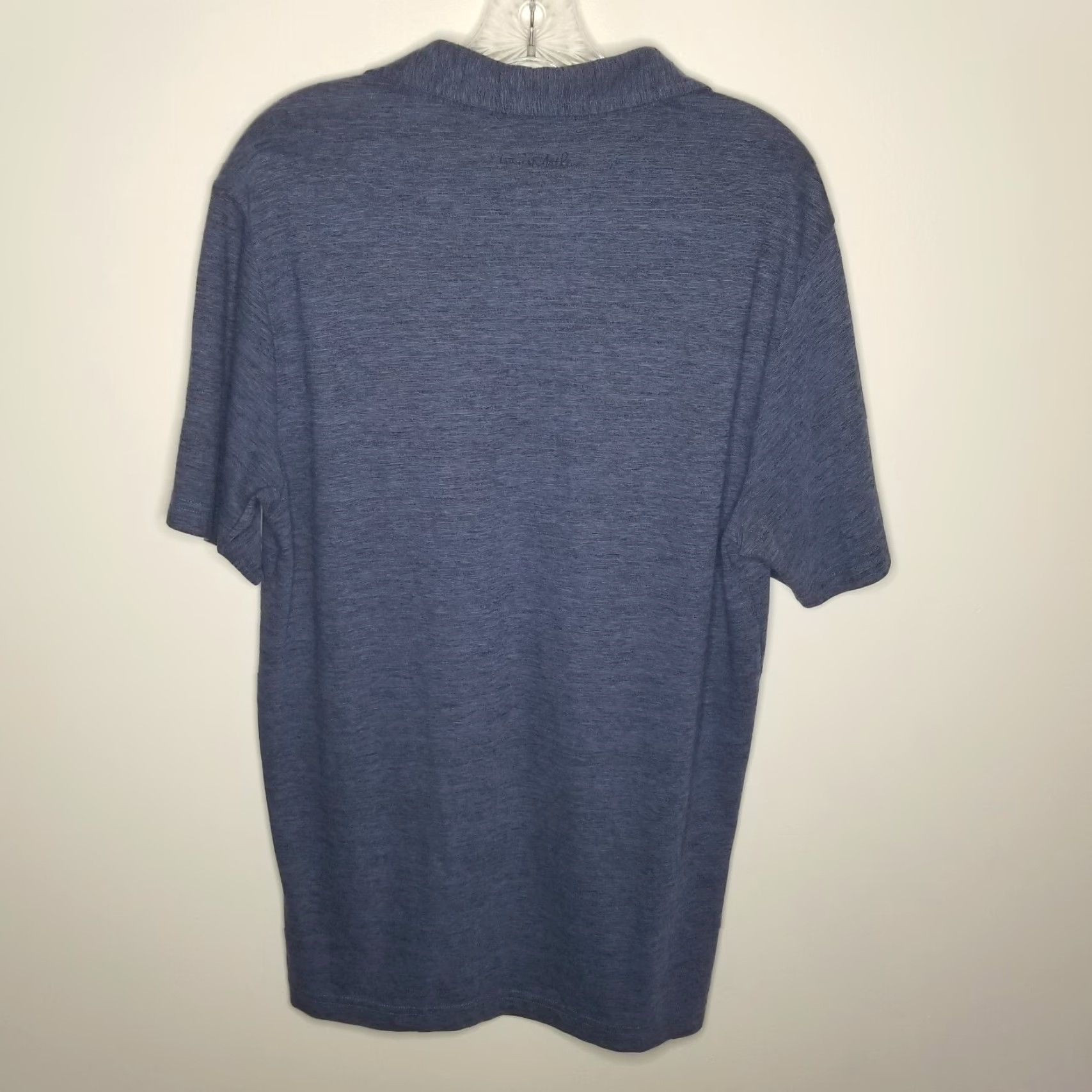 TravisMathew Travis Mathew Men's Blue Short Sleeve Polo Size M - Warner Truck Centers Size US M / EU 48-50 / 2 - 6 Thumbnail