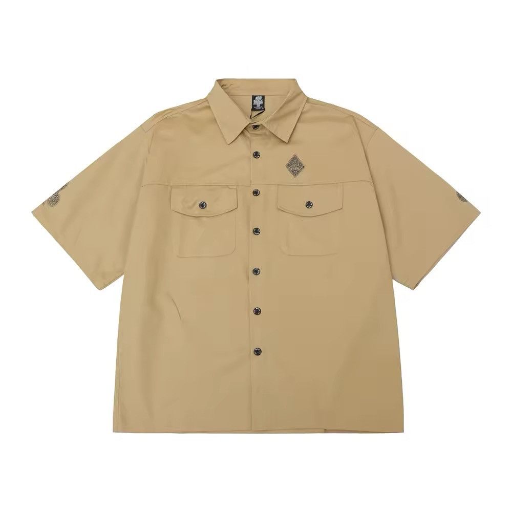 Japanese Brand Streetwear Oversized Harajuku Short Sleeve Shirt Size US XL / EU 56 / 4 - 1 Thumbnail