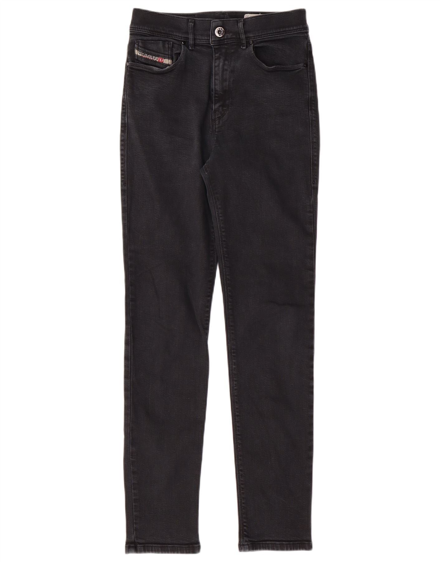 Diesel Womens Highkee High Waist Skinny Slim Jeans W24 L27 Black Co Size 24" / US 00 / IT 34 - 1 Thumbnail