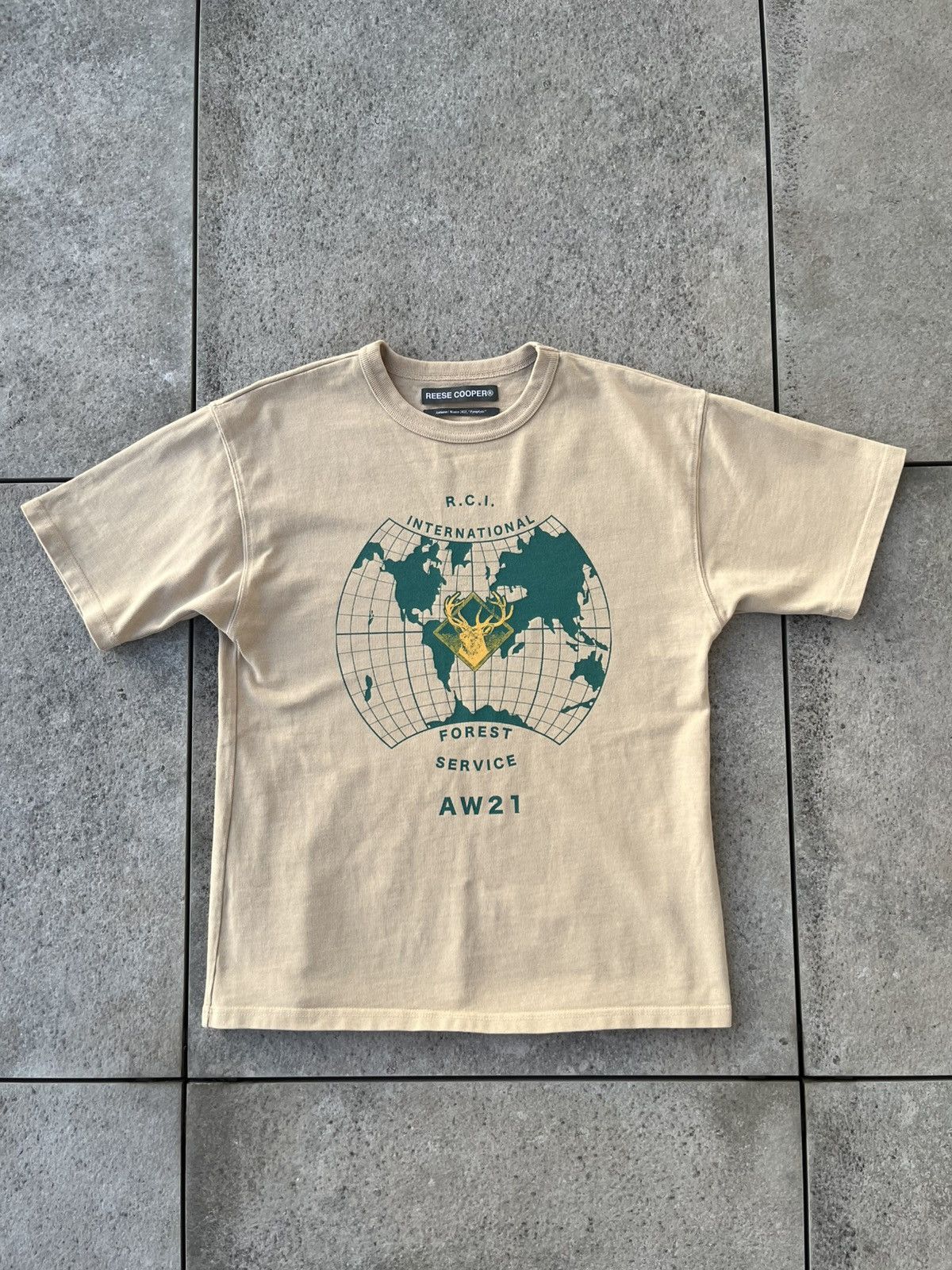 Reese Cooper Reese Cooper AW21 “Pyrophyte” print t-shirt Size US M / EU 48-50 / 2 - 1 Thumbnail