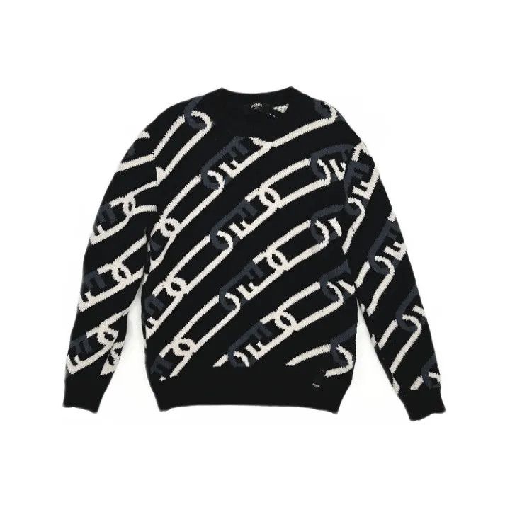 Fendi Fendi Casual Pullover Knit Sweater 0079 Size US L / EU 52-54 / 3 - 1 Thumbnail