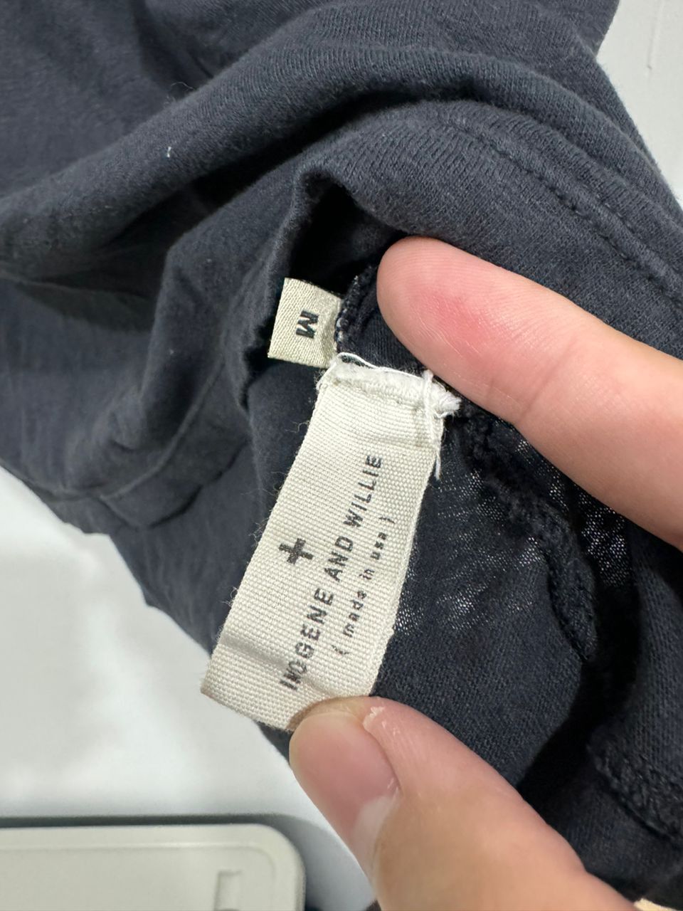 Imogene + Willie Imogene + Willie Black Pocket Tee Size US S / EU 44-46 / 1 - 4 Thumbnail