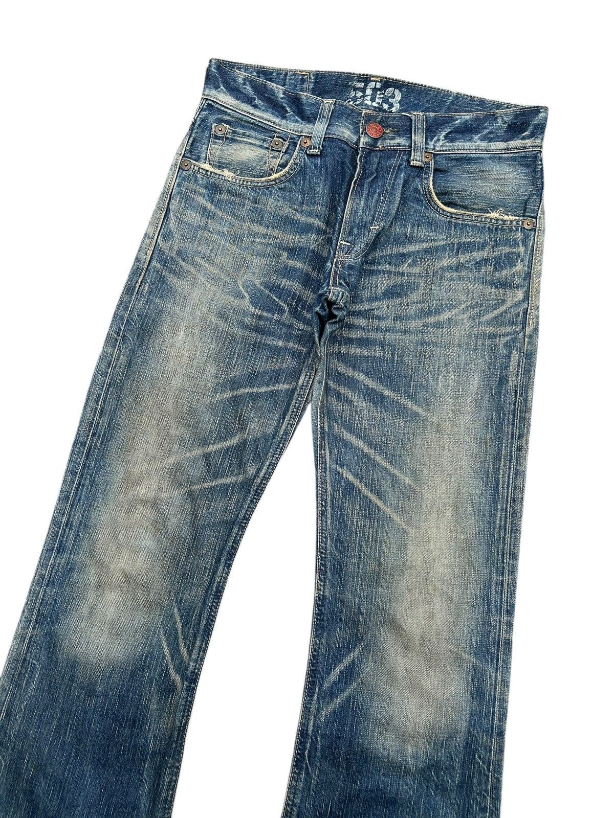 Kapital Flare Vintage Edwin Distressed Denim Jeans Size US 31 - 2 Thumbnail