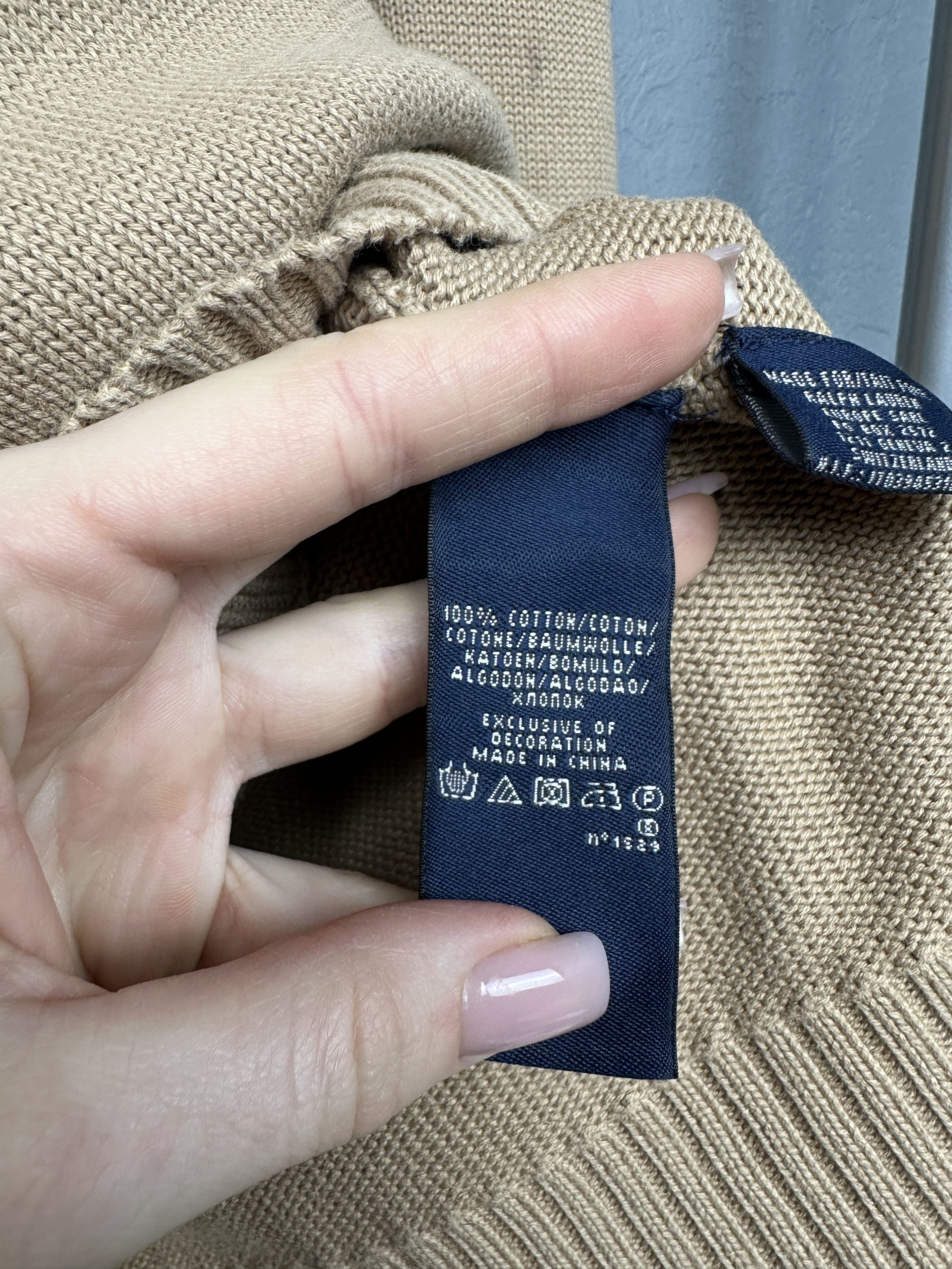 Polo Ralph Lauren Polo Ralph Lauren Vintage Womens V-Neck Knit Sweater Size L / US 10 / IT 46 - 6 Thumbnail