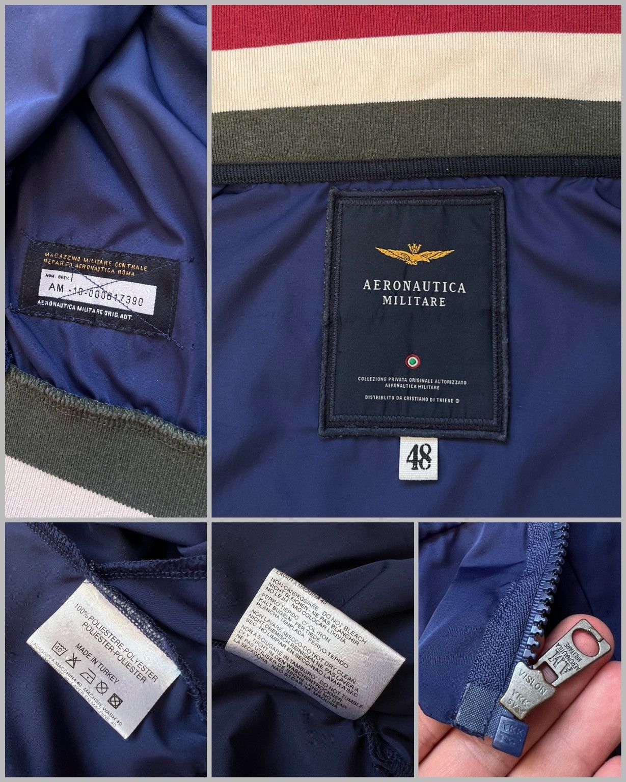 Aeronautica Militare Aeronautica Militare Light Jacket Size US M / EU 48-50 / 2 - 8 Thumbnail