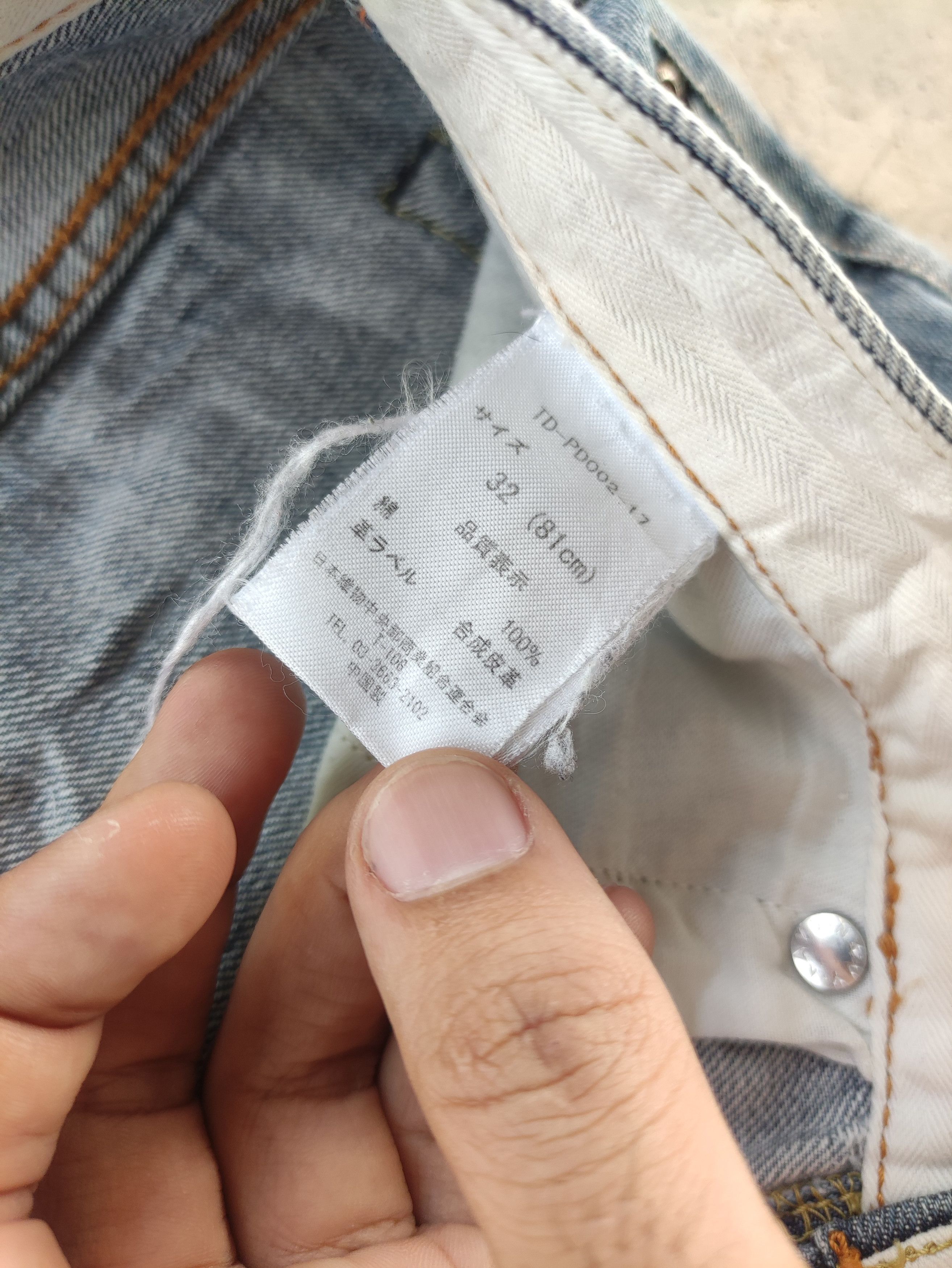 Japanese Brand Vintage Japanese Jean Distressed Fader Denim Pants Size US 34 / EU 50 - 7 Thumbnail
