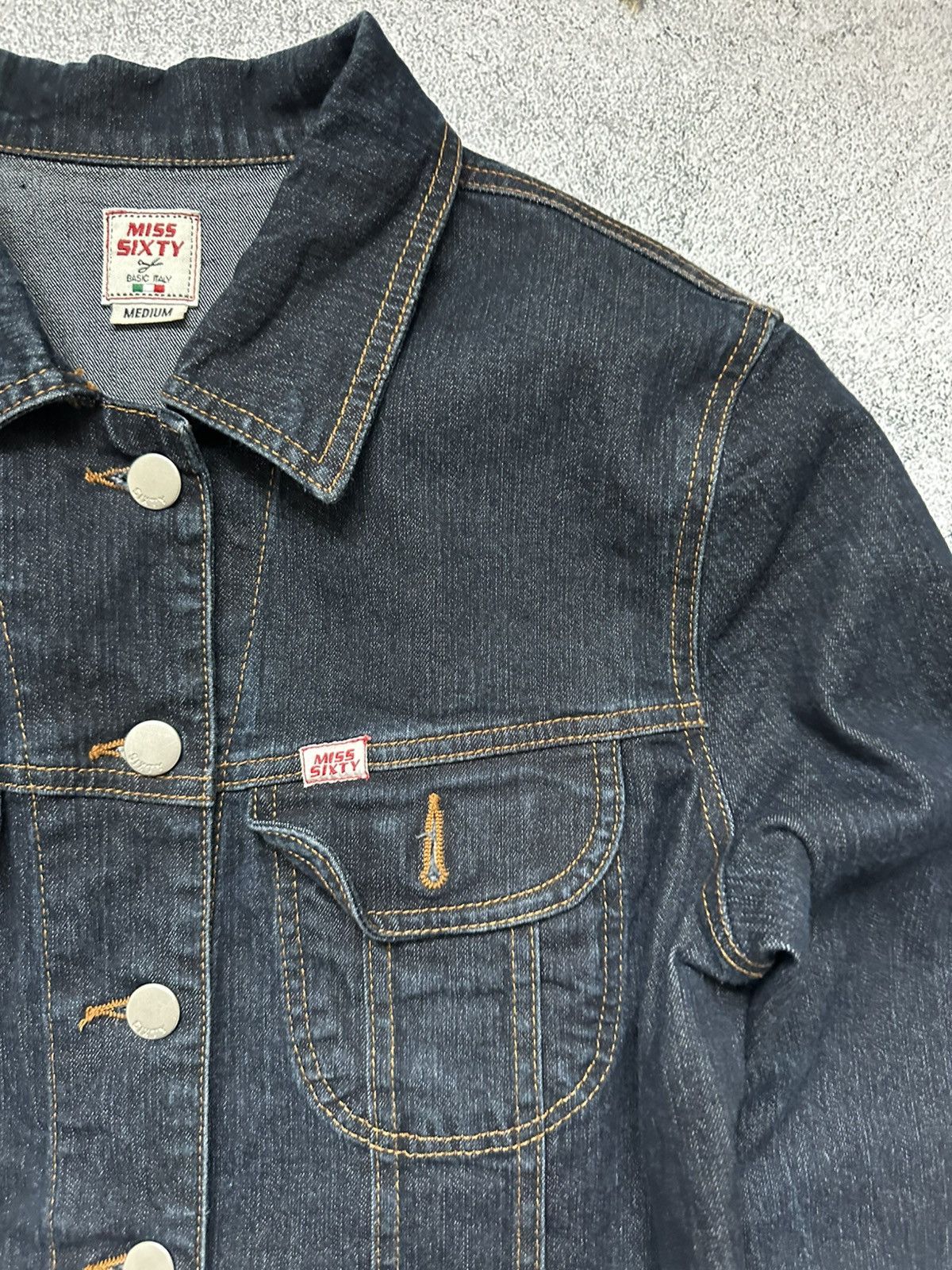 Miss Sixty Miss Sixty Dark Bue and the other Denim Women’s Jacket Size M / US 6-8 / IT 42-44 - 5 Thumbnail