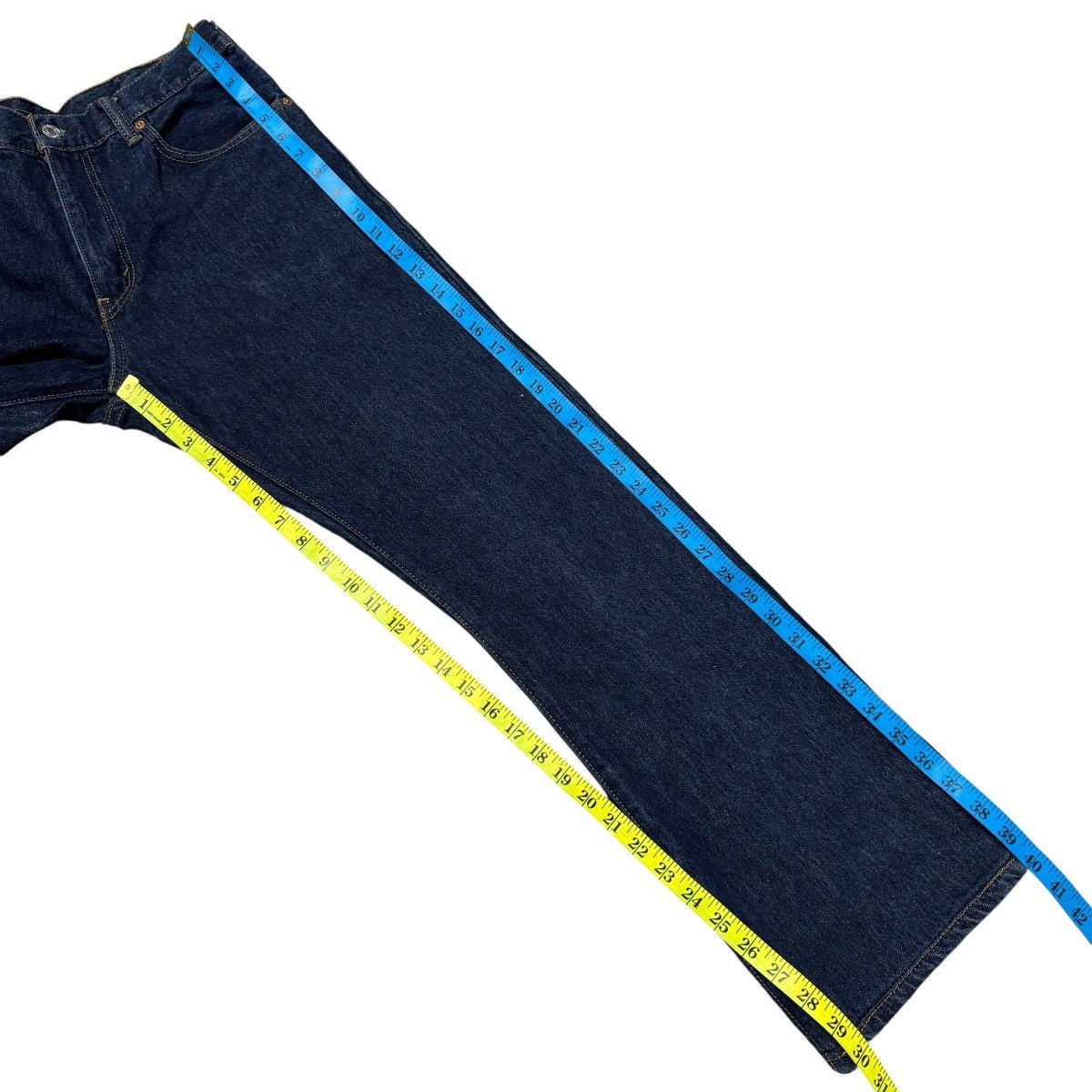 Levi's Levis 517 Dark Blue Flare Jeans Hedi Slimane Size US 31 - 18 Thumbnail