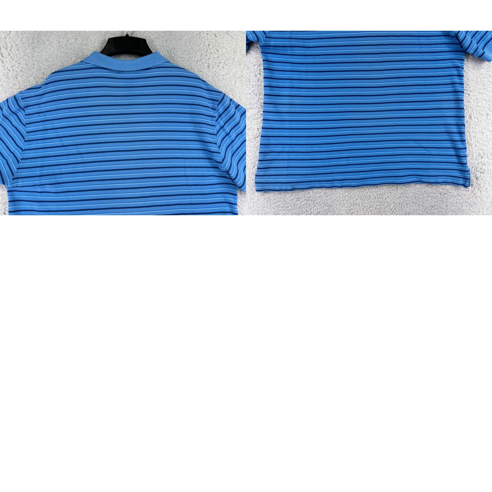 Patagonia Patagonia Polo Shirt Mens Large Blue Stripe 100% Cotton Knit Short Sleeve Golf Century Size US L / EU 52-54 / 3 - 9 Thumbnail