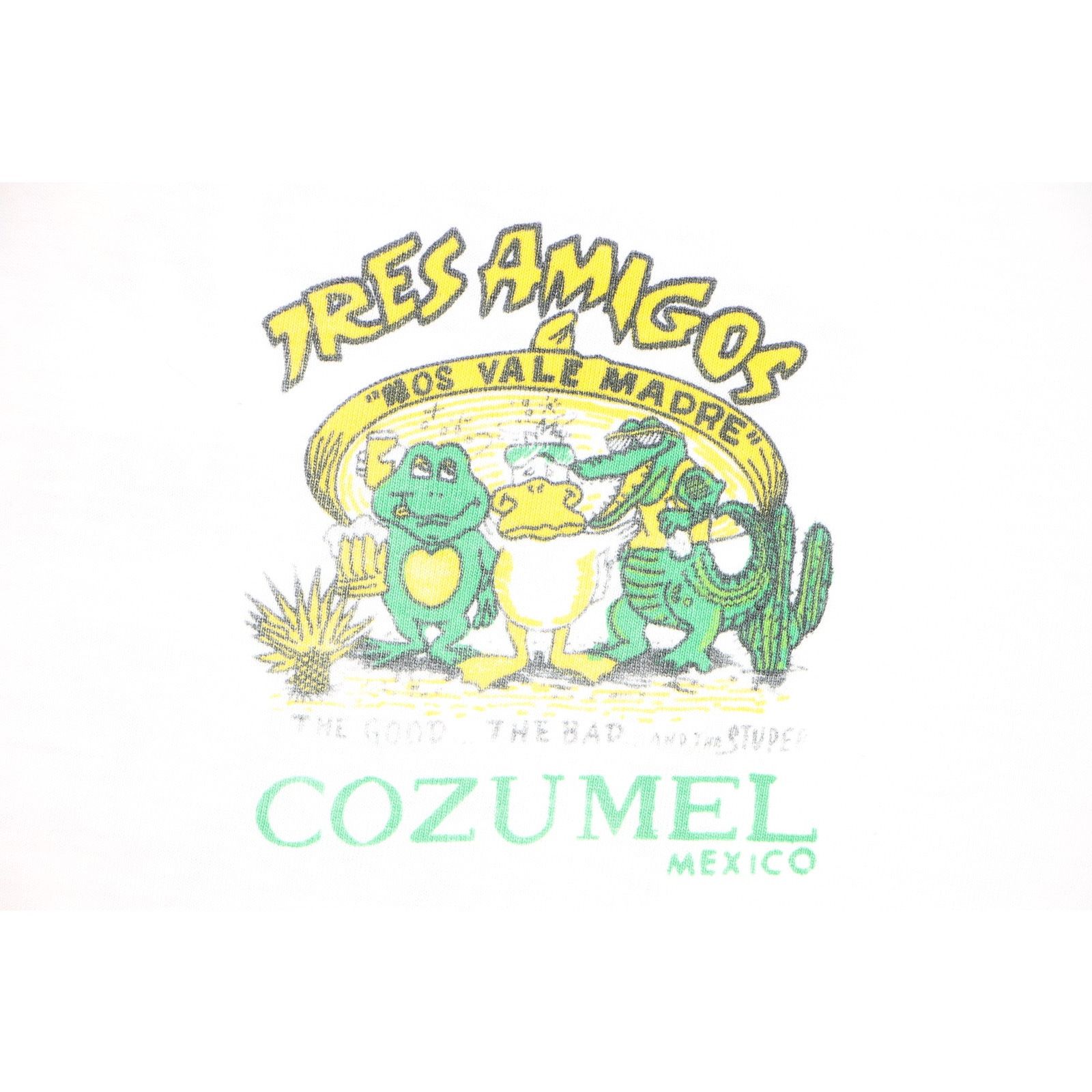 Vintage 90s Vintage Tres Amigos Cozumel Mexico Souvenir T Shirt Size US L / EU 52-54 / 3 - 1 Thumbnail