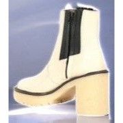 Free People Free People Women White James Chelsea Boot Chunky Heel NEW Size US 8 / IT 38 - 3 Thumbnail