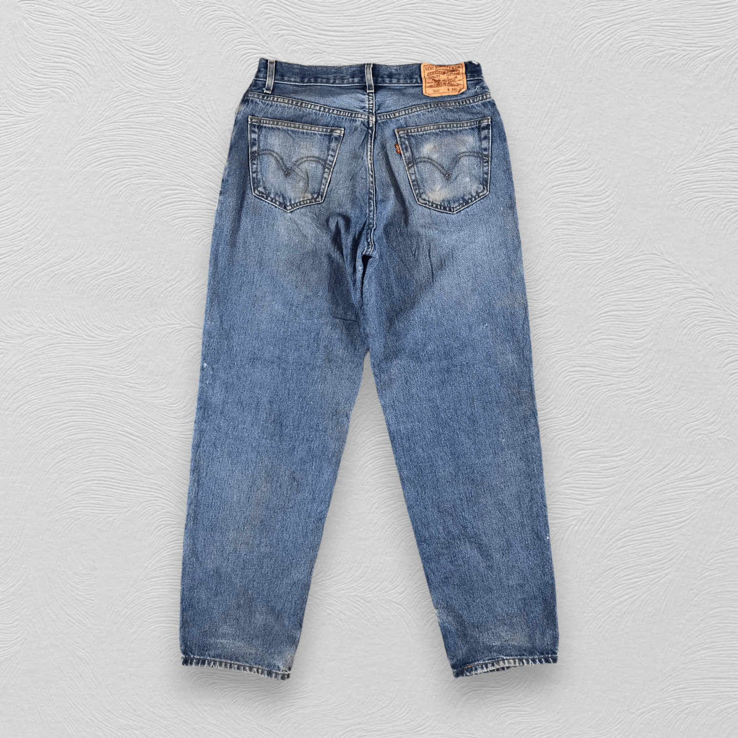 Levi's Vintage Levis 560 Jeans Comfort Fit Denim KJ950 Size US 33 - 2 Thumbnail