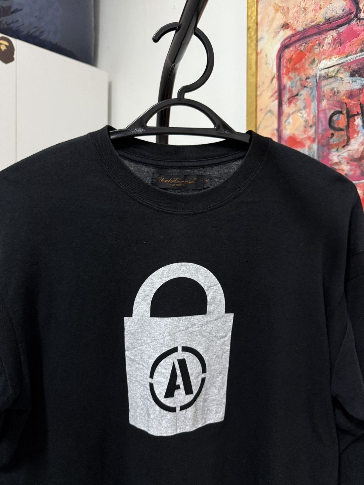 Undercover Aw03 "paper Doll" Anarchy pad Lock Long Sleeve tee Size US M / EU 48-50 / 2 - 2 Thumbnail