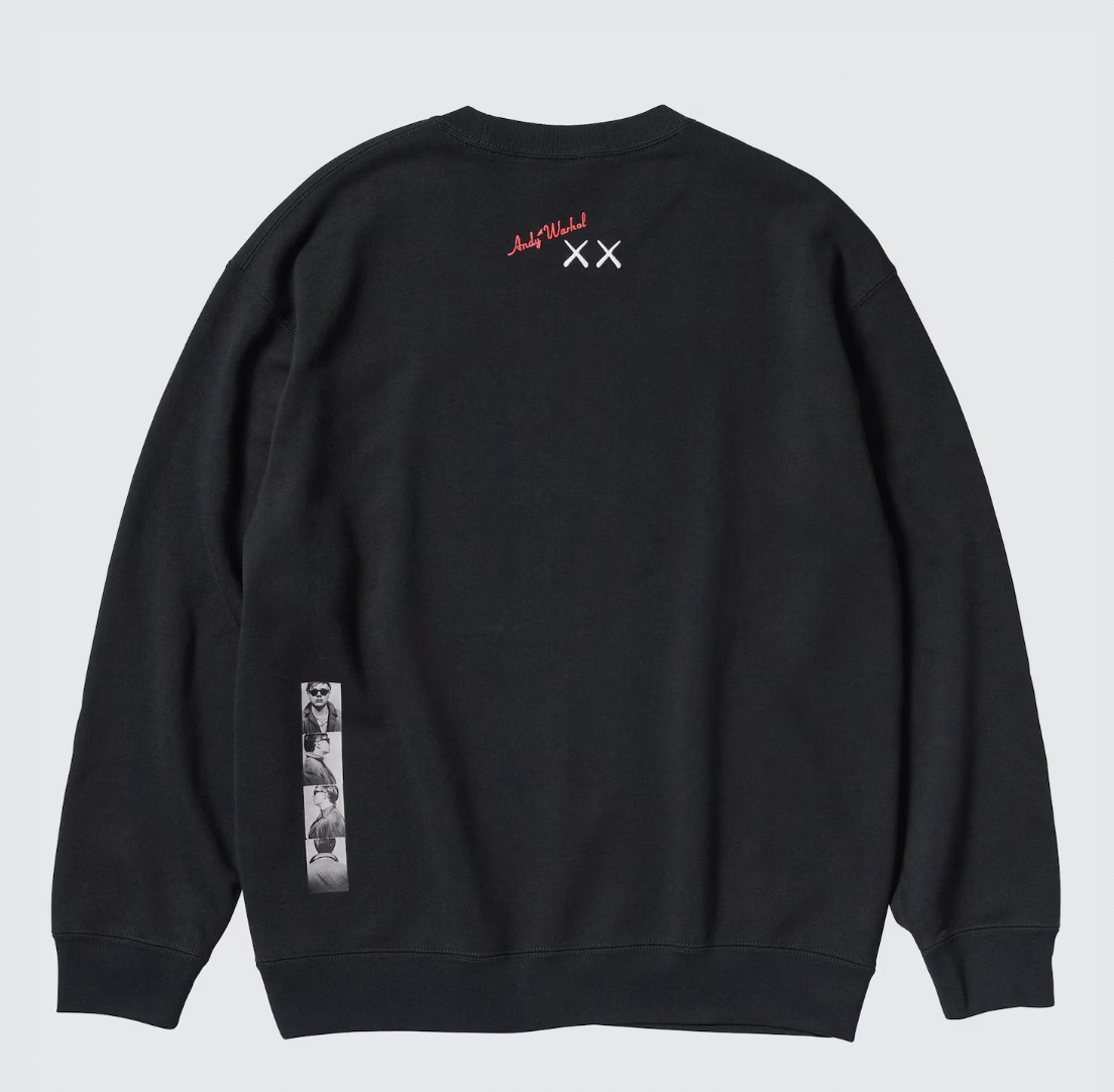 Andy Warhol × Kaws × Uniqlo Uniqlo x Kaws x Warhol Black/Red Sweatshirt US XS = ASIA S Size US XS / EU 42 / 0 - 2 Thumbnail