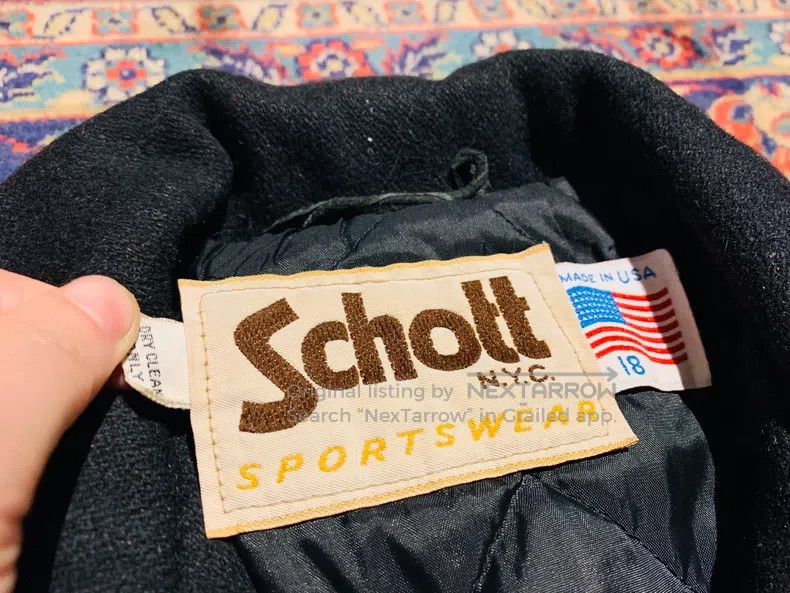 Schott Schott Navy coat Size US M / EU 48-50 / 2 - 3 Thumbnail