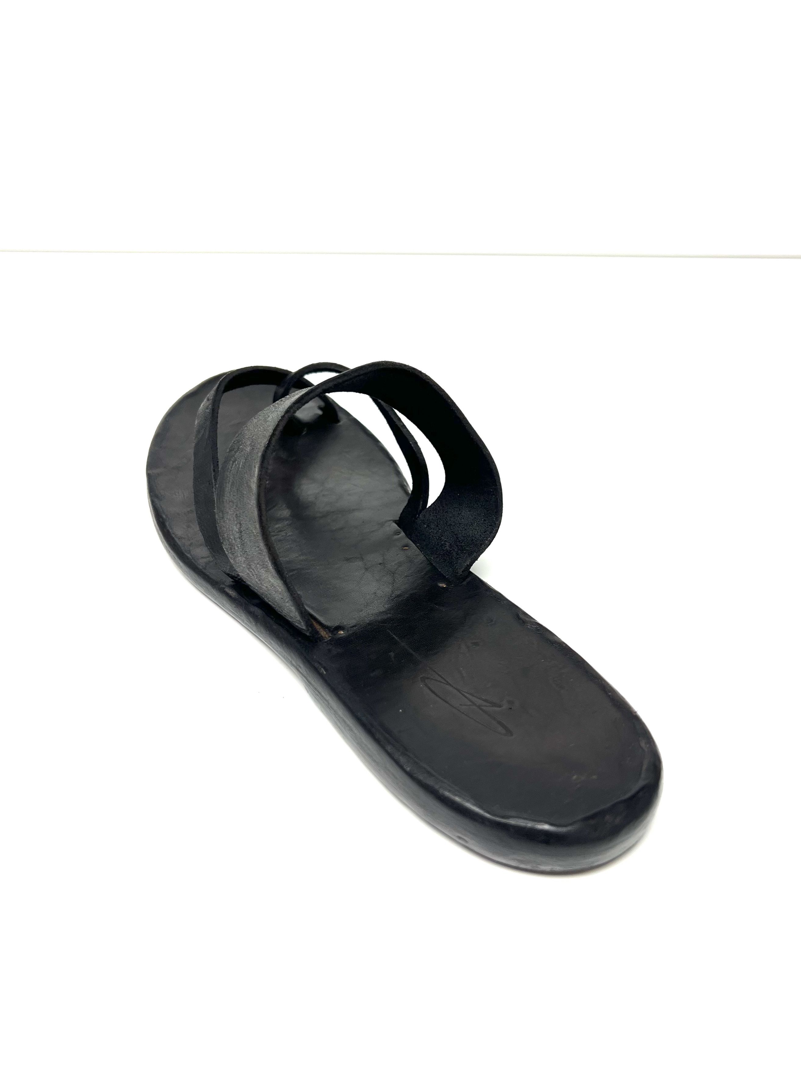 Dimissianos & Miller DIMISSIANOS & MILLER MENS LEATHER SLIDE / SLIP ON SANDALS Size US 12 / EU 45 - 9 Thumbnail