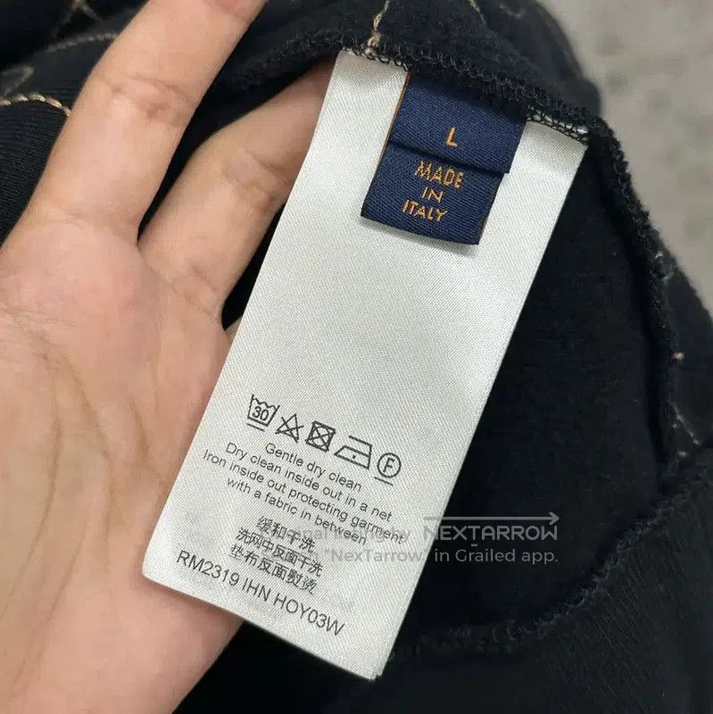 Louis Vuitton Louis Vuitton Men's Black Long Sleeve Sweatshirt . Size US L / EU 52-54 / 3 - 8 Thumbnail