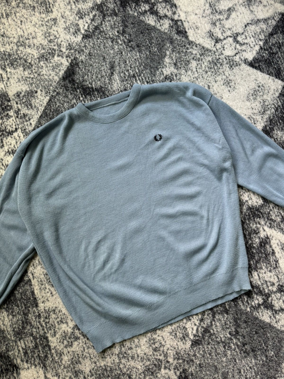 Fred Perry × Vintage Vintage Fred Perry Sweater Acrylic BOOTLEG Y2K STYLE 90s Size US XXL / EU 58 / 5 - 2 Thumbnail