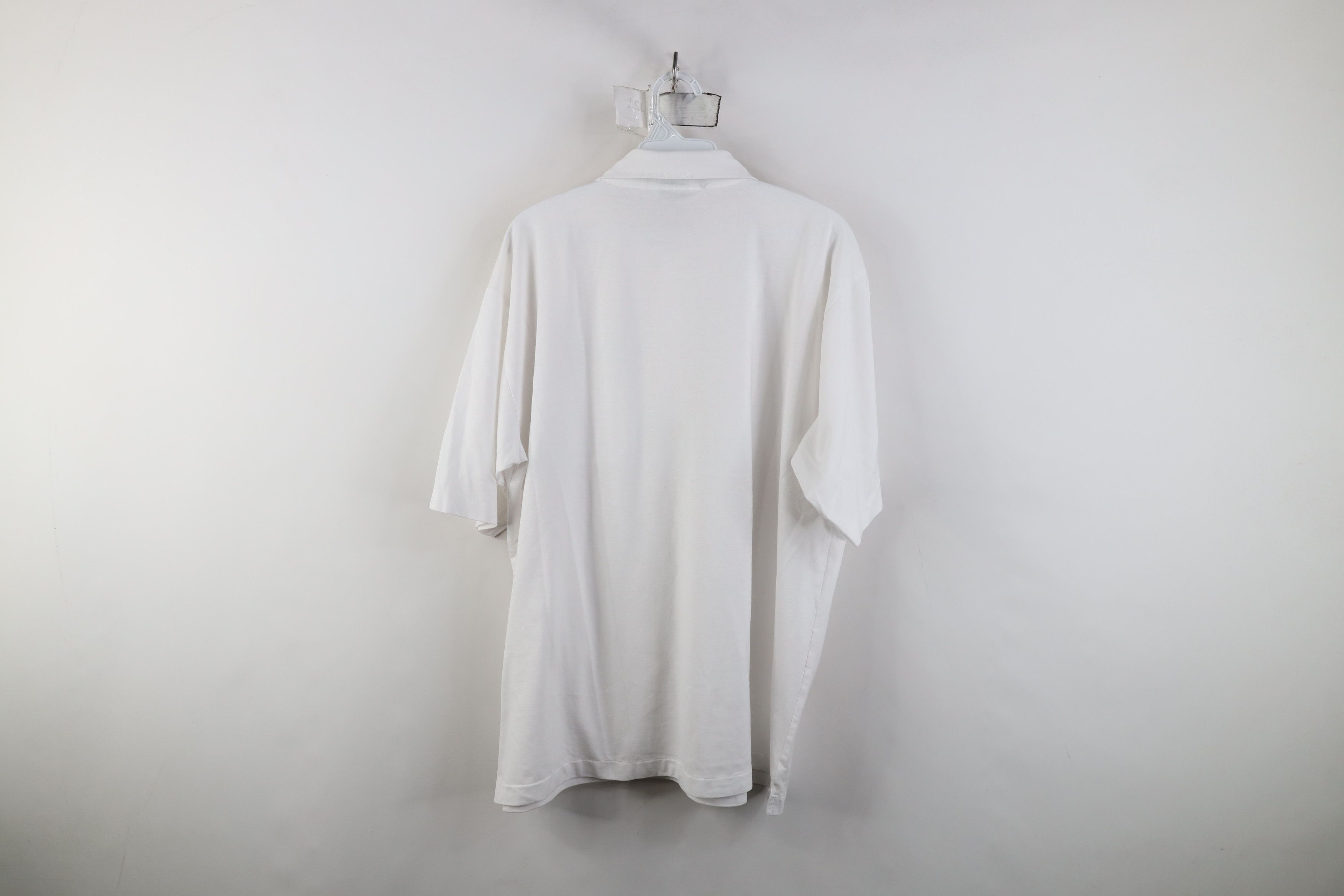 Vintage Vintage 80s 90s Streetwear Collared Golf Polo Shirt White Size US L / EU 52-54 / 3 - 11 Thumbnail