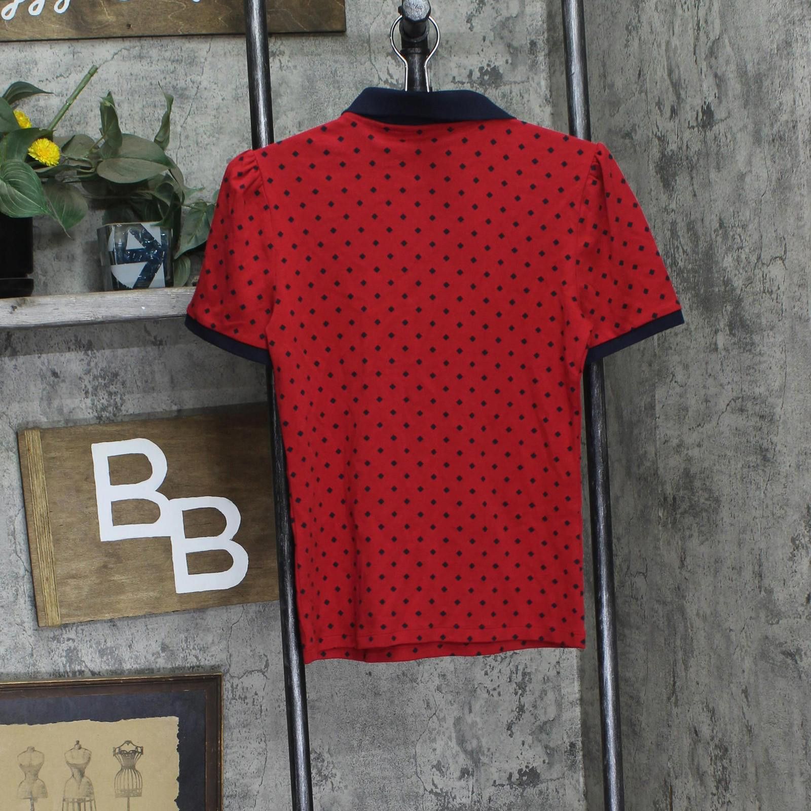 Nwt Tommy Hilfiger Interlock Polo Shirt Chili Multi Red S