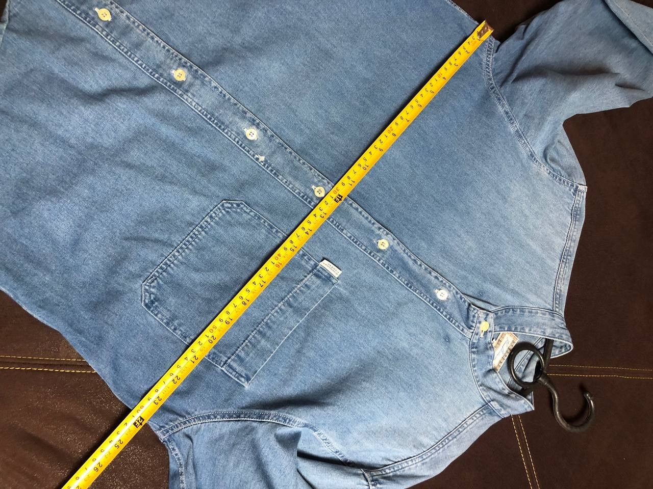Burberry shirt denim Thomas Burberry vintage Y2K Streetwear Size US M / EU 48-50 / 2 - 12 Thumbnail