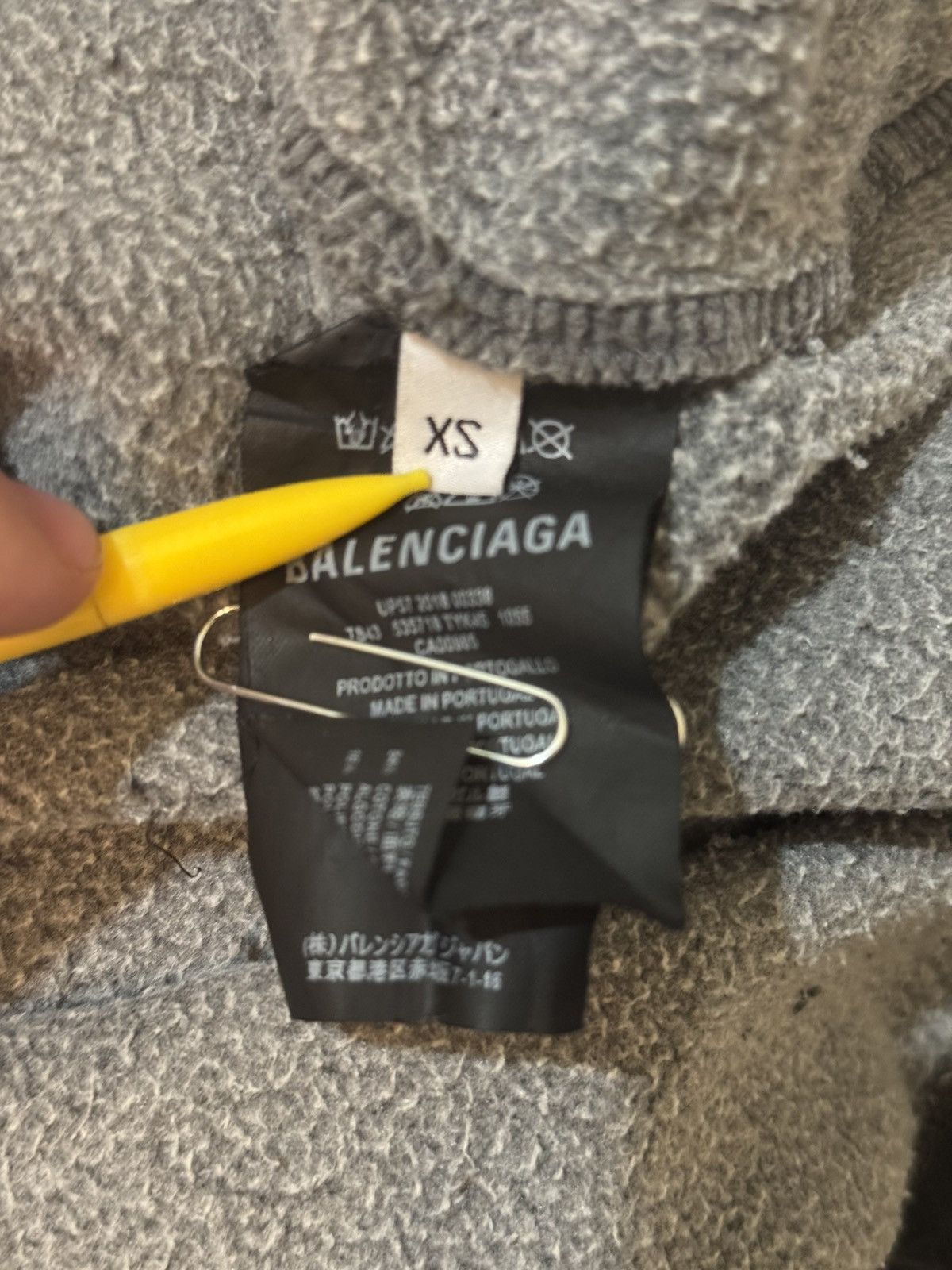 Balenciaga Balenciaga Europa Hoodie 2018 F/W Size US XS / EU 42 / 0 - 6 Thumbnail