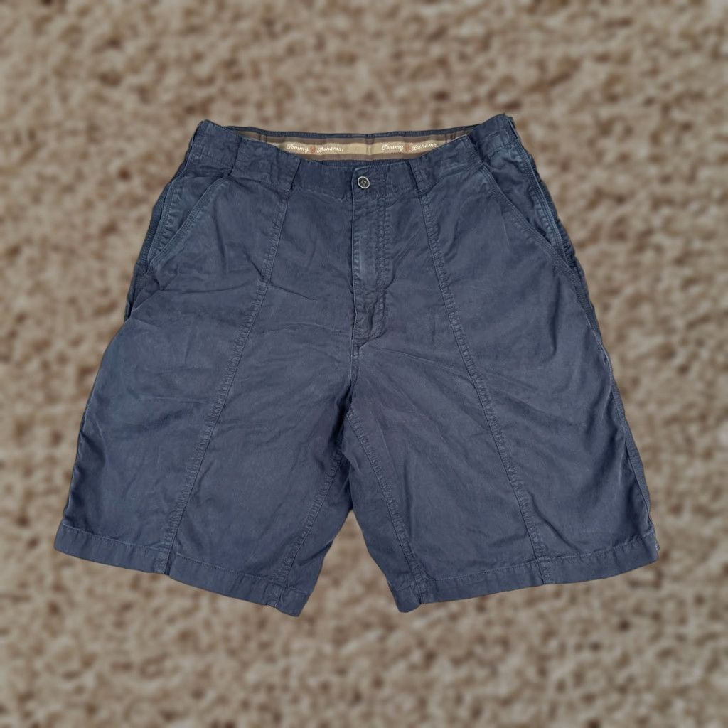 Tommy Bahama Tommy Bahama Shorts Men 33 Blue Chino Tencel Cotton Blend Expandable Waist 33x10 Size US 33 - 1 Thumbnail
