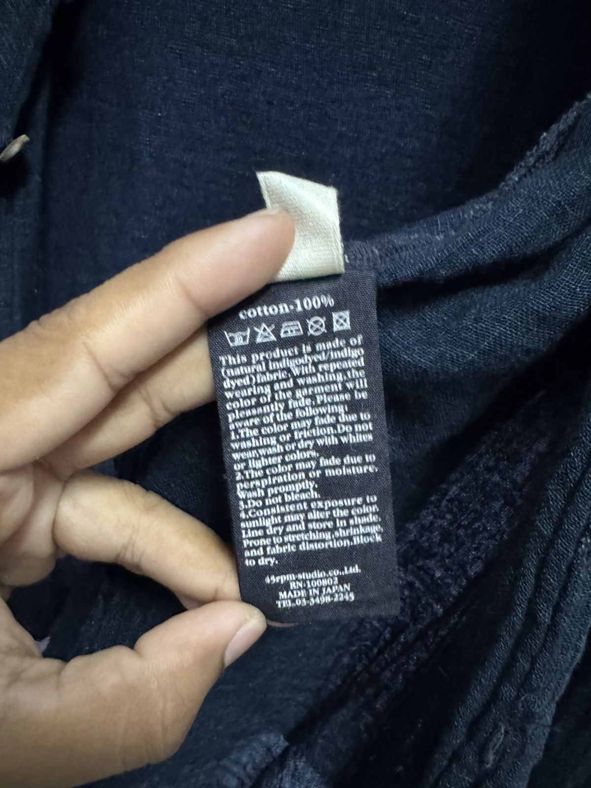 45rpm 45RPM Japan Indigo Cardigan Size S / US 4 / IT 40 - 17 Thumbnail