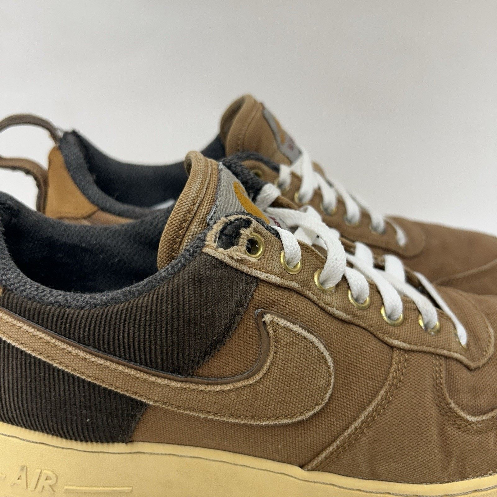 Nike Nike Air Force 1 Low Carhartt WIP “Ale Brown” AV4113-200 Size US 11 / EU 44 - 9 Thumbnail