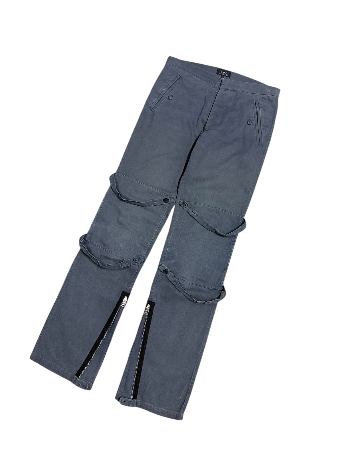 A.P.C. 🔥A.P.C. Crossstrape Bondage Zipper Length Harringbone Pants Size US 32 / EU 48 - 7 Thumbnail