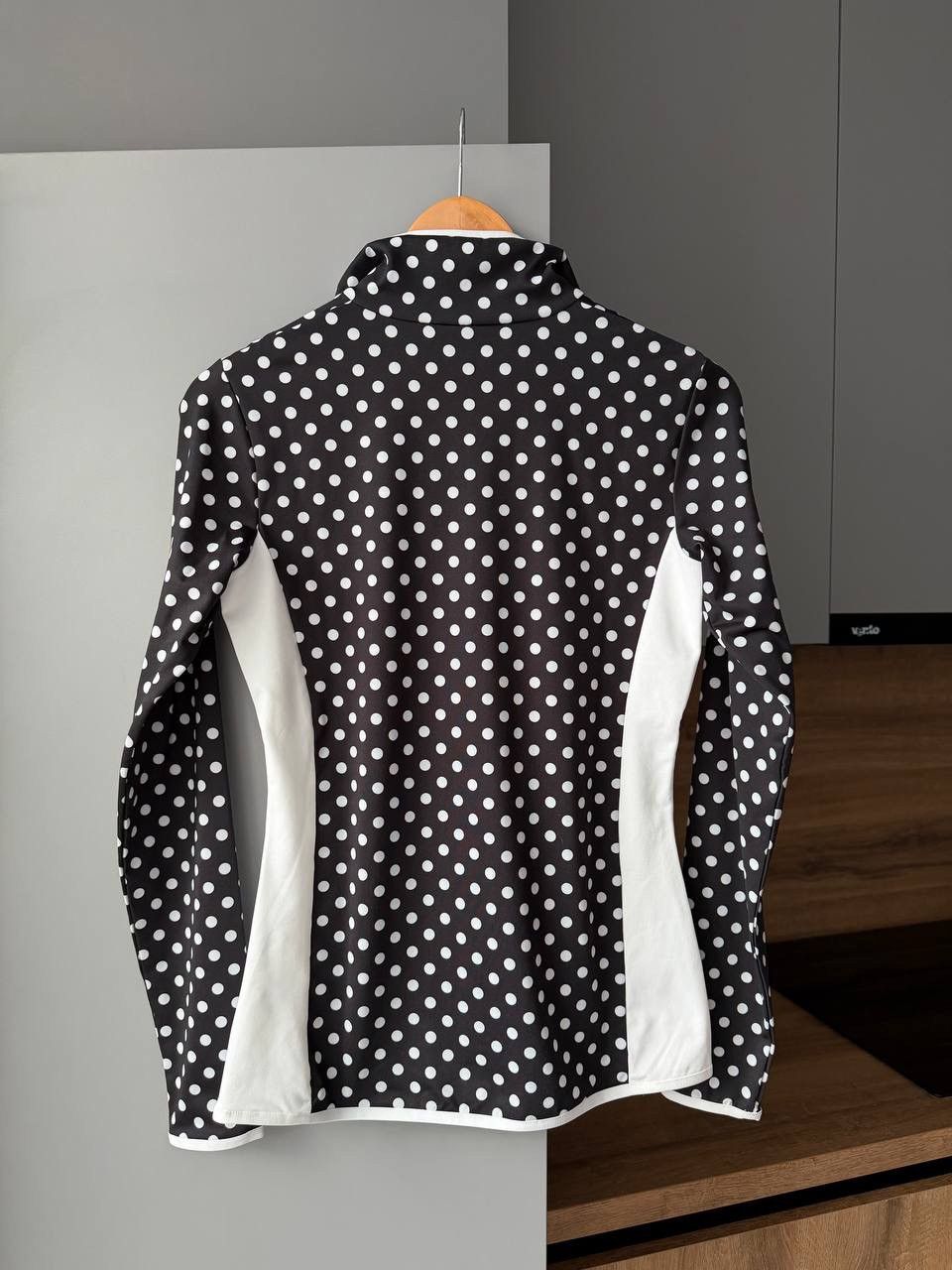 Bogner Bogner Polka Dot Fleece 1/3 Zip Pullover Sweatshirt Size S / US 4 / IT 40 - 5 Thumbnail