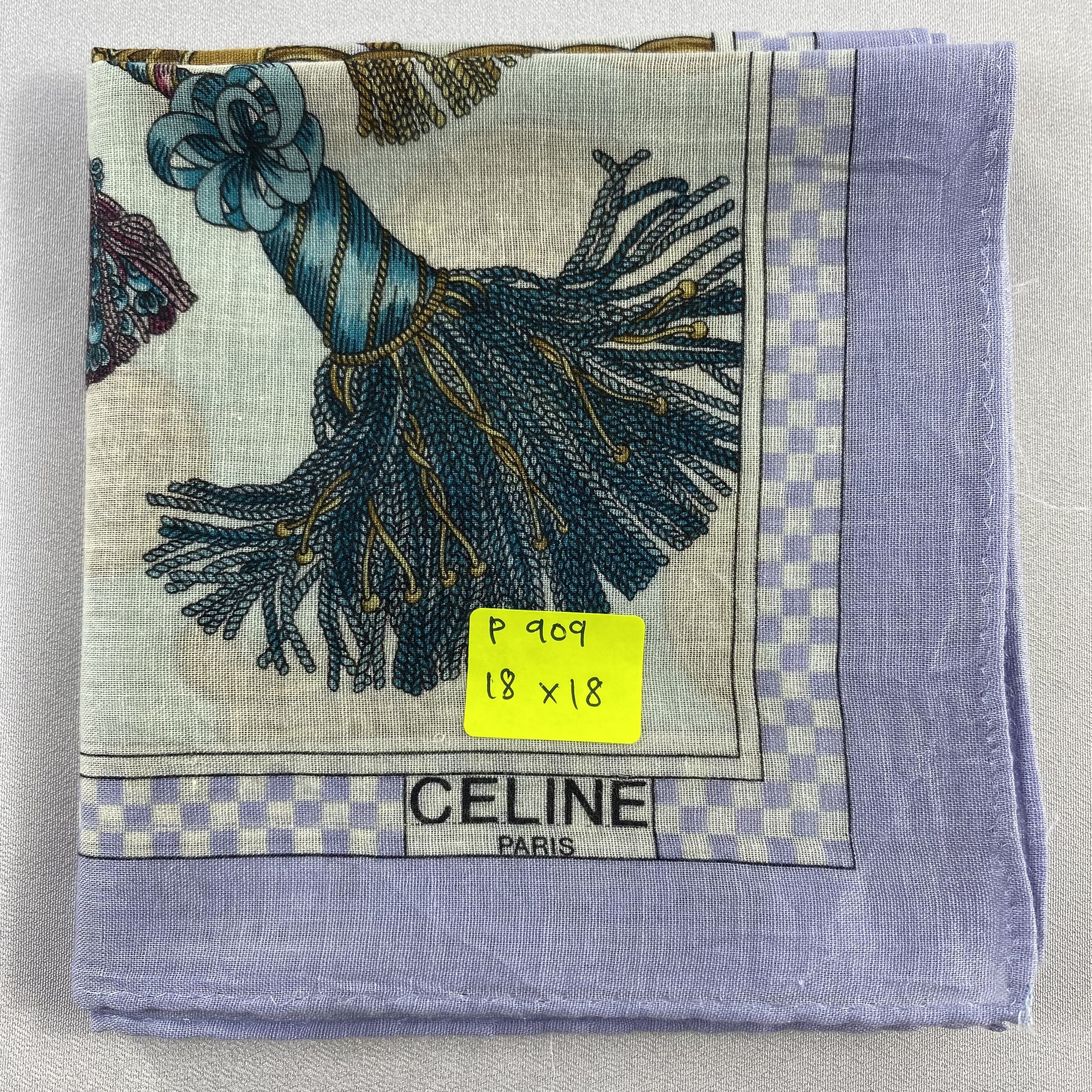Celine × Vintage Celine Neckerchief / Bandana / Handkerchief-P909 Size ONE SIZE - 5 Thumbnail