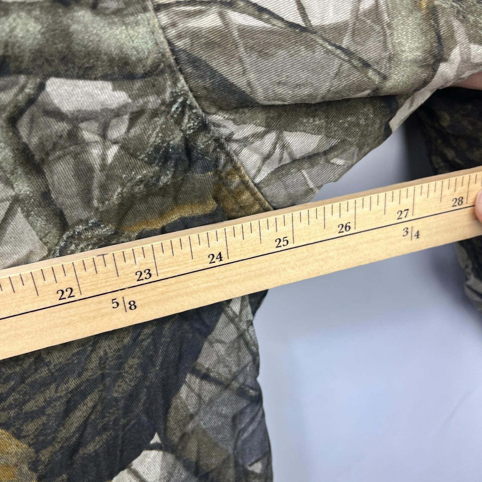 Vintage Vintage Real Tree Camo Hooded Thermal Jacket Large Size ONE SIZE - 7 Thumbnail