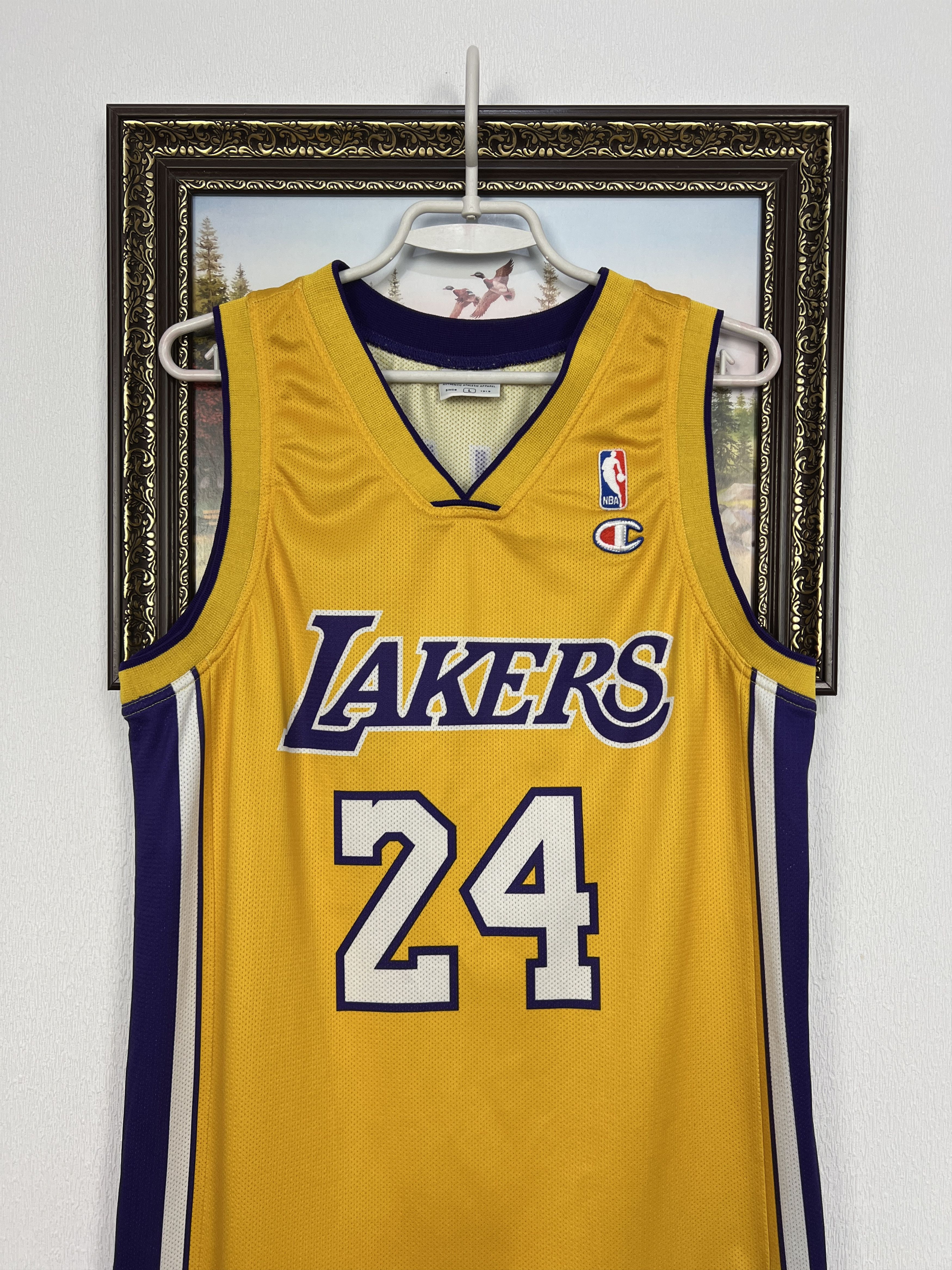Champion Vintage 90's Champion Los Angeles Lakers #24 Bryant Jersey Size US L / EU 52-54 / 3 - 2 Thumbnail