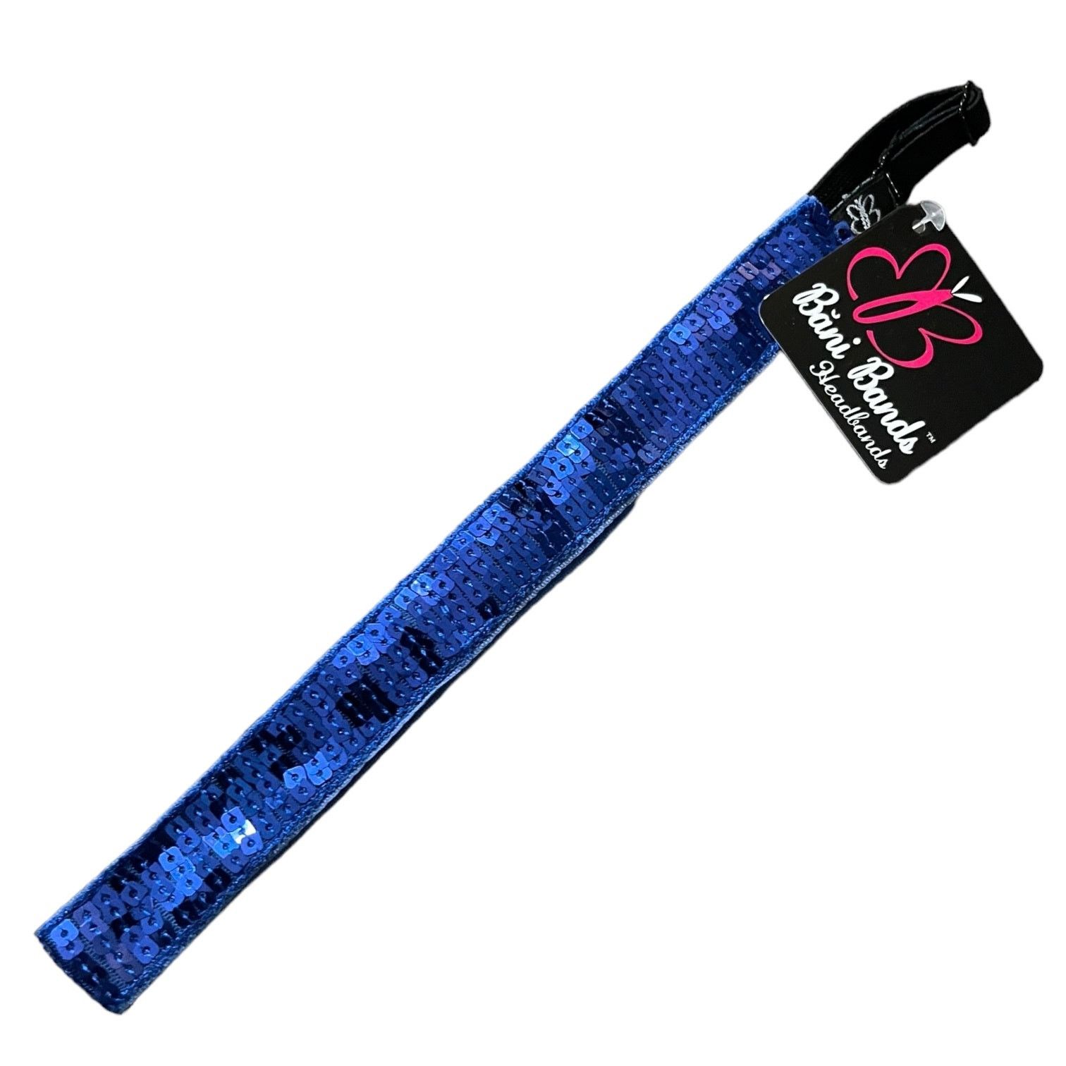 Other Bani Bands Blue Elastic Adjustable Headband Size ONE SIZE - 1 Thumbnail