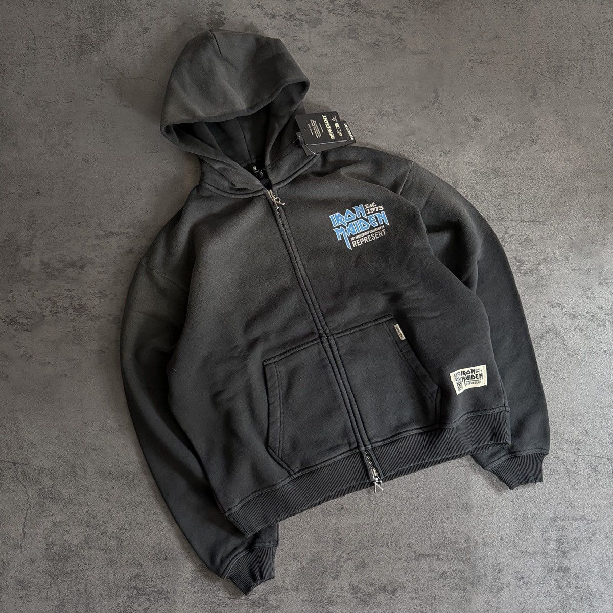 Represent Clo. Represent X Iron Maiden Anniversary Zip Through Hoodie Size US S / EU 44-46 / 1 - 1 Thumbnail