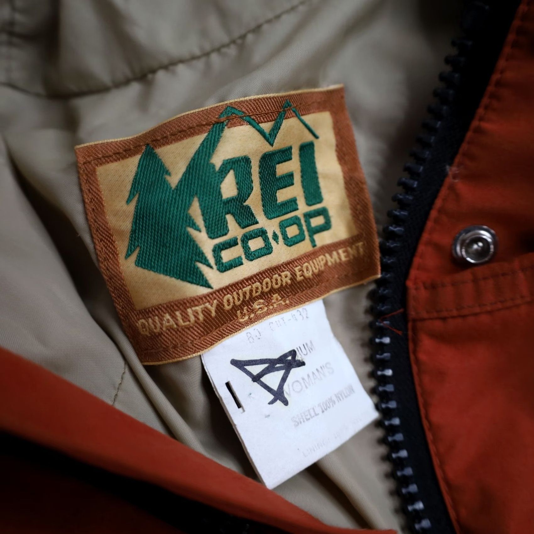 Vintage VINTAGE REI Goretex Adventure Jacket Womens Medium Burnt Orange Rain Coat 70s Mens? Size M / US 6-8 / IT 42-44 - 6 Thumbnail