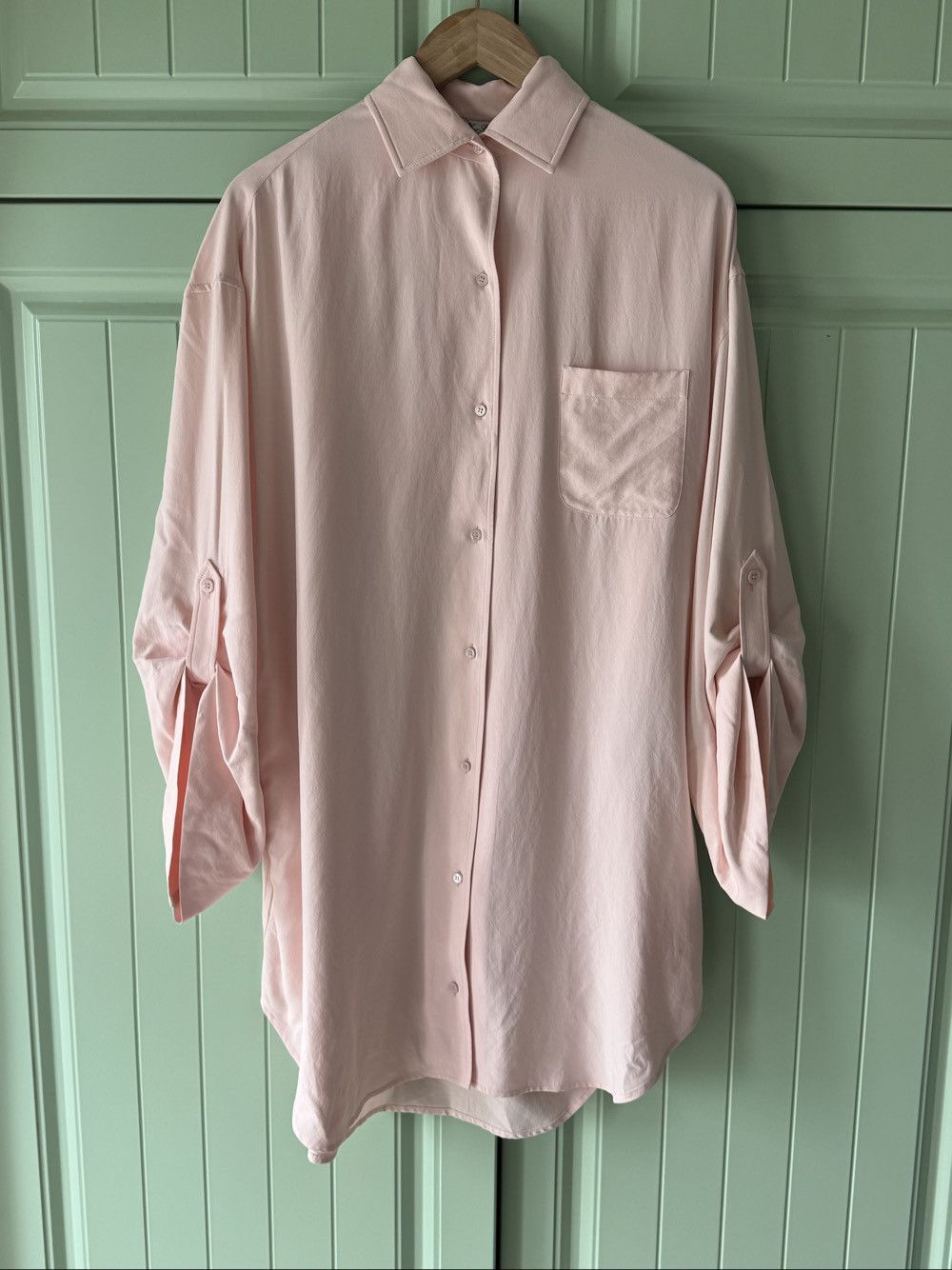 Loro Piana Loro Piana Silk Button-Down Midi Dress Size 40 Size S / US 4 / IT 40 - 1 Thumbnail